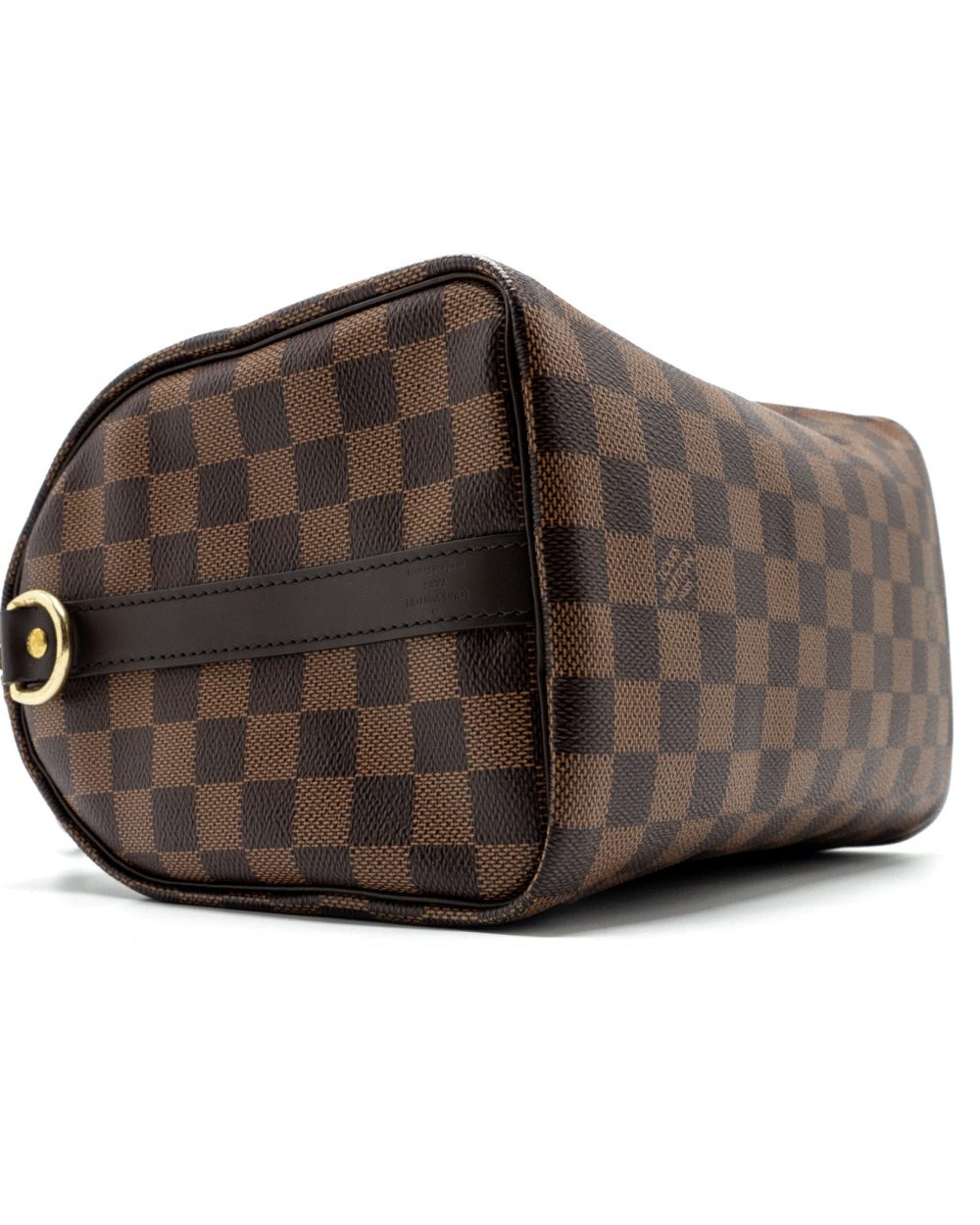 AAA Replica Louis Vuitton LV SPEEDY BANDOULIERE 25 DAMIER EBENE CANVAS GHW (NEW VERSION)