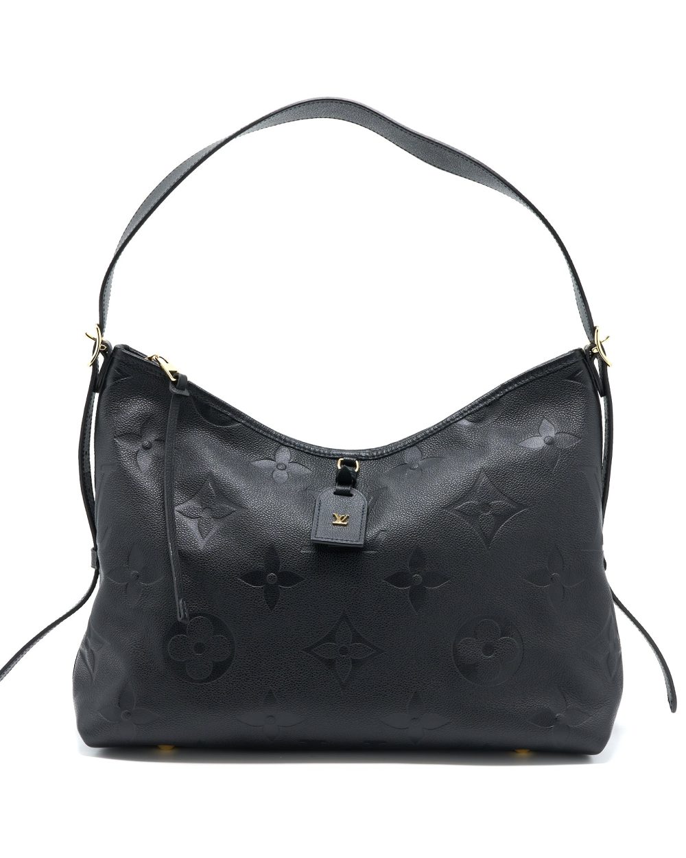 AAA Replica Louis Vuitton LV CARRYALL MM EMPREINTE BLACK GHW (NEW VERSION)