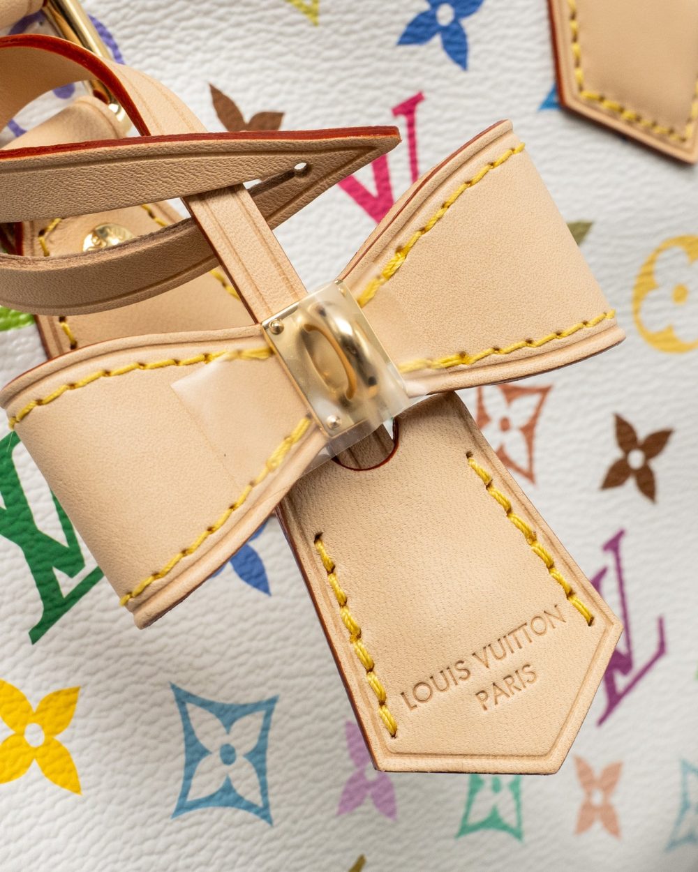 AAA Replica Louis Vuitton LV LV X TM SPEEDY BANDOULIÈRE 25 MONOGRAM CANVAS WHITE/ MULTICOLOUR GHW
