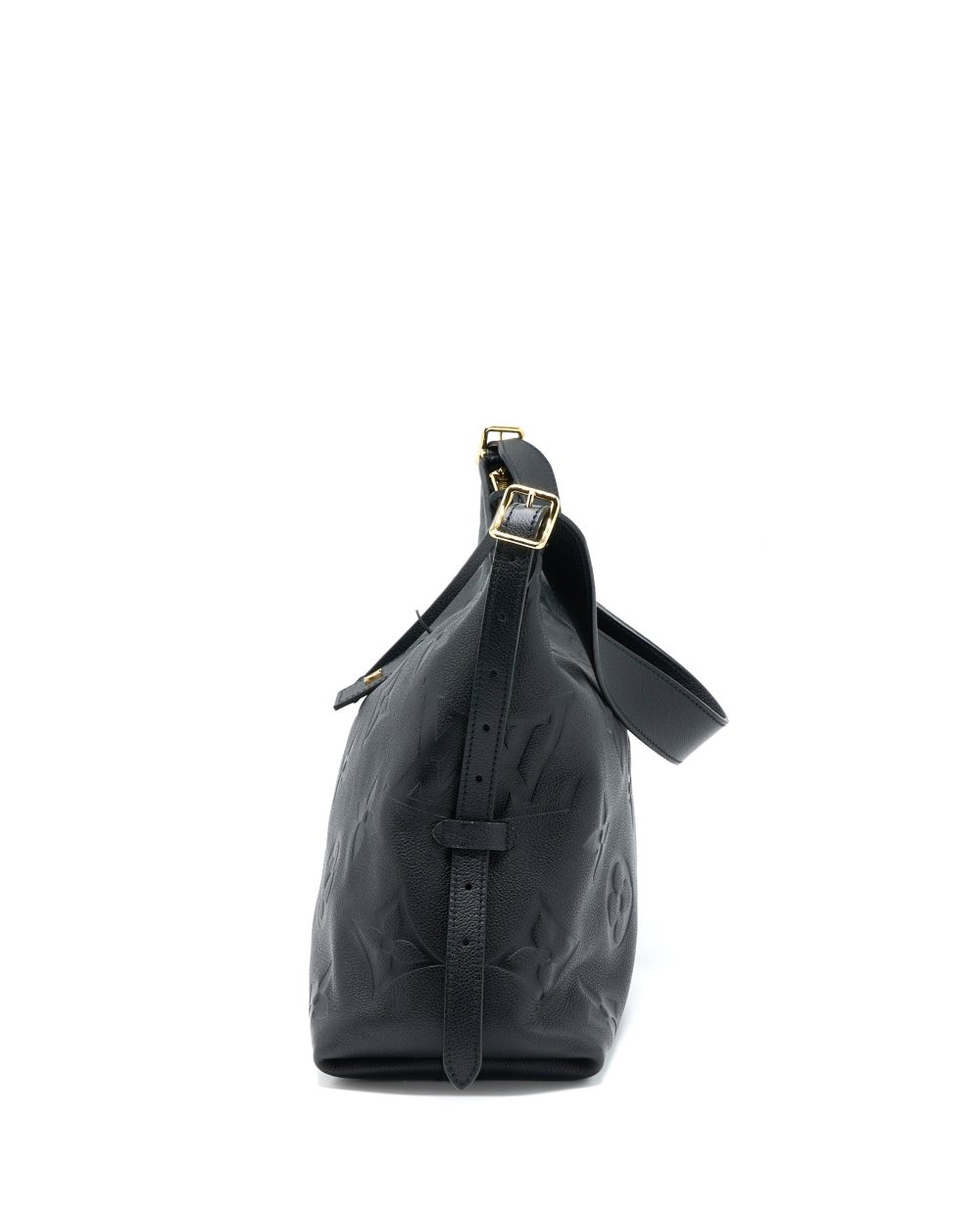 AAA Replica Louis Vuitton LV CARRYALL MM EMPREINTE BLACK GHW (NEW VERSION)