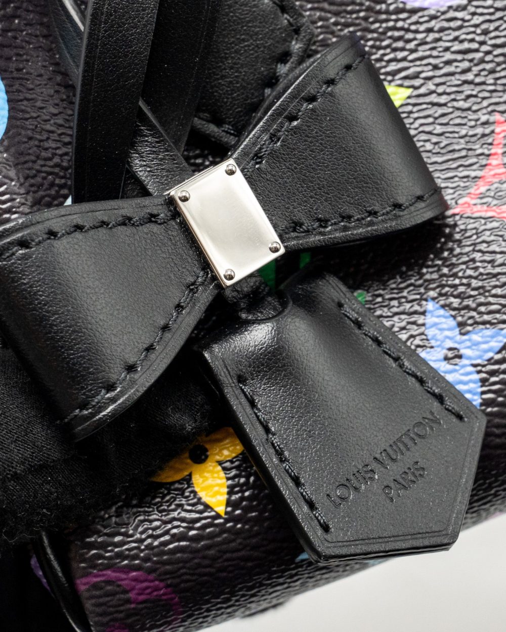 AAA Replica Louis Vuitton LV X TAKASHI MURAKAMI NANO SPEEDY MULTICOLOURED MONOGRAM CANVAS BLACK SHW