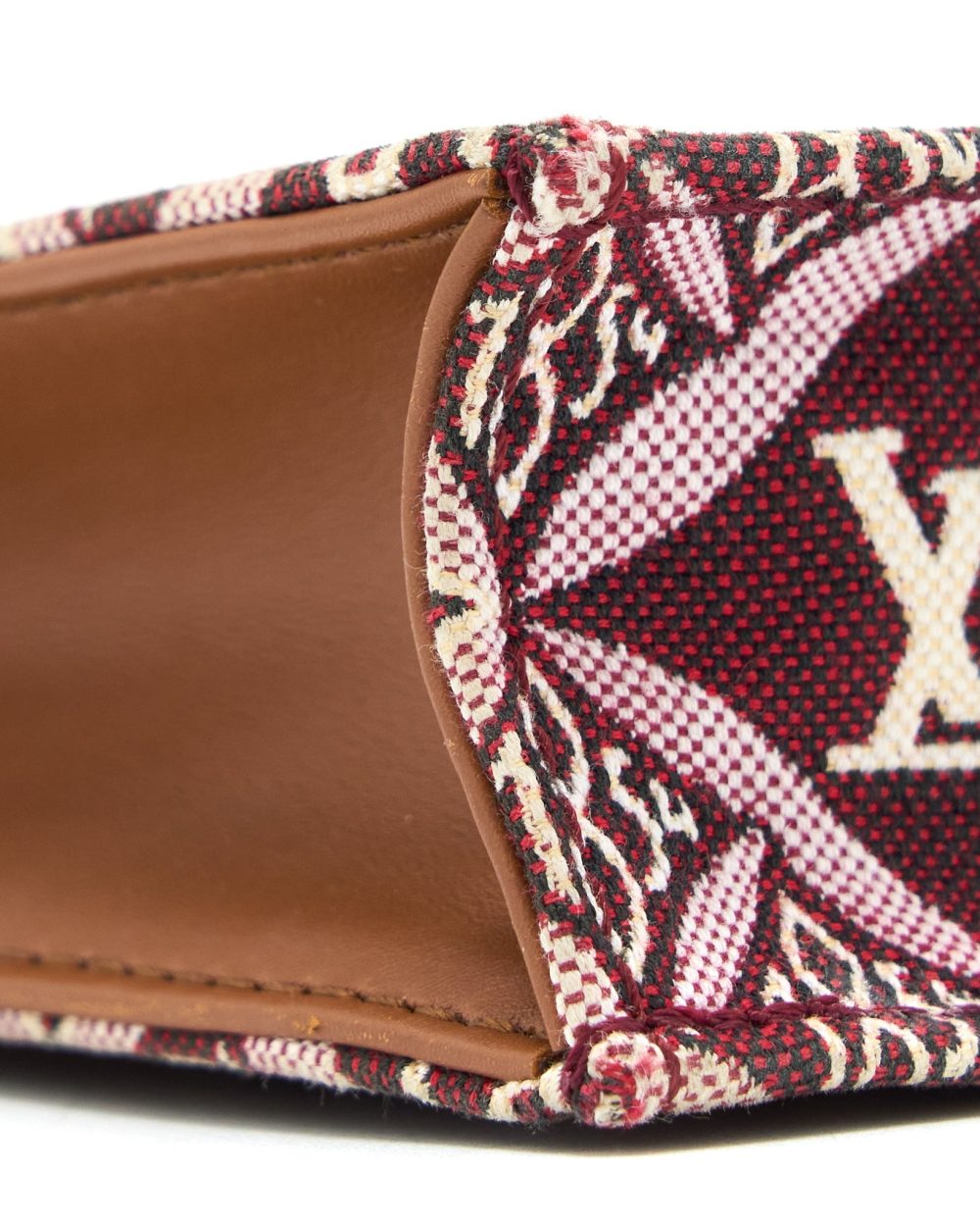 AAA Replica Louis Vuitton LV SINCE 1854 SAC PLAT CANVAS RED MULTICOLOUR GHW