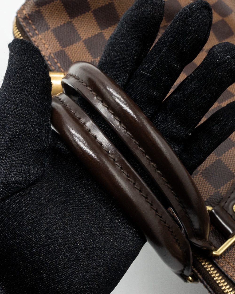 AAA Replica Louis Vuitton LV SPEEDY BANDOULIERE 30 DAMIER EBENE GHW