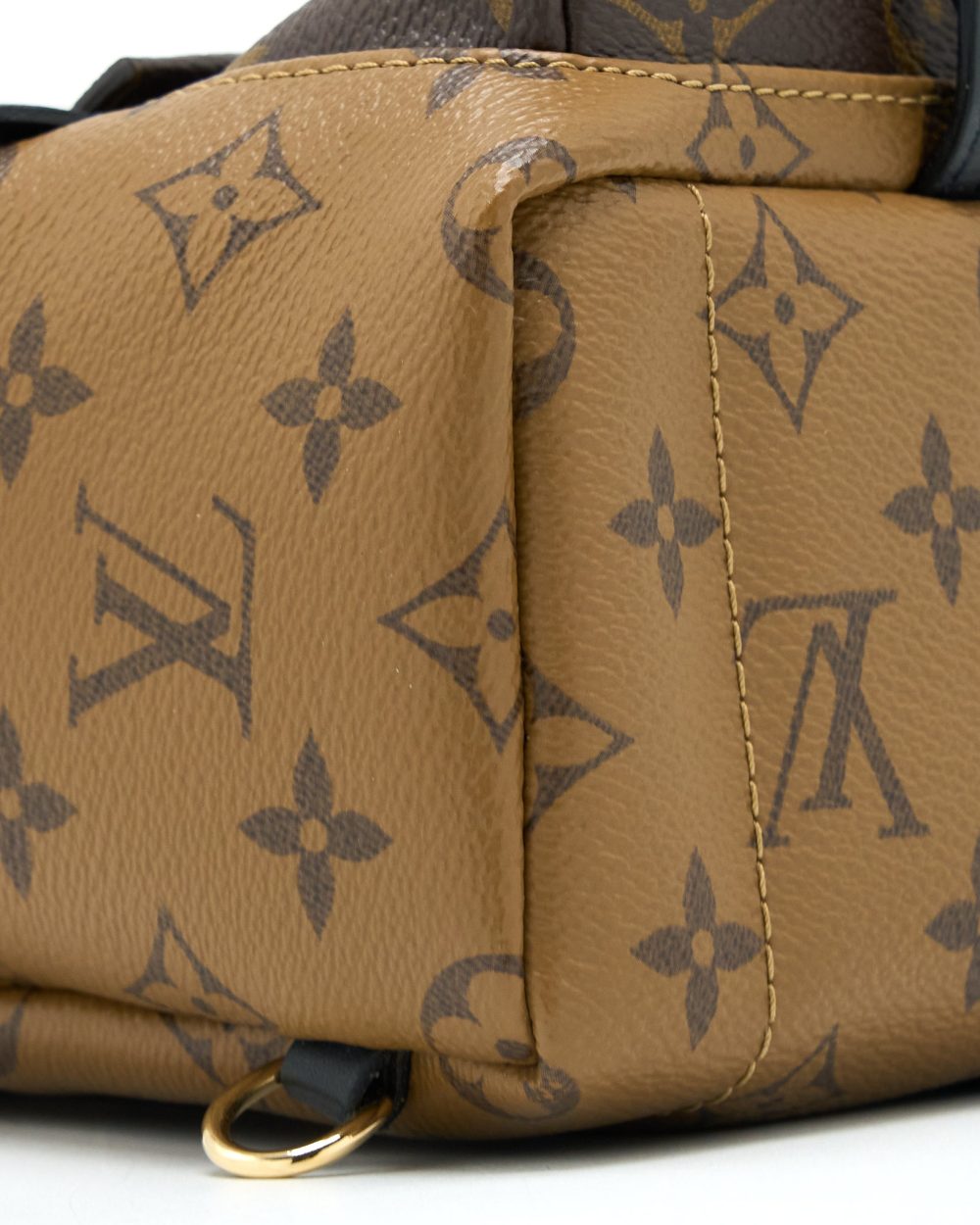 AAA Replica Louis Vuitton LV PALM SPRINGS MINI BACKPACK MONOGRAM REVERSE CANVAS GHW
