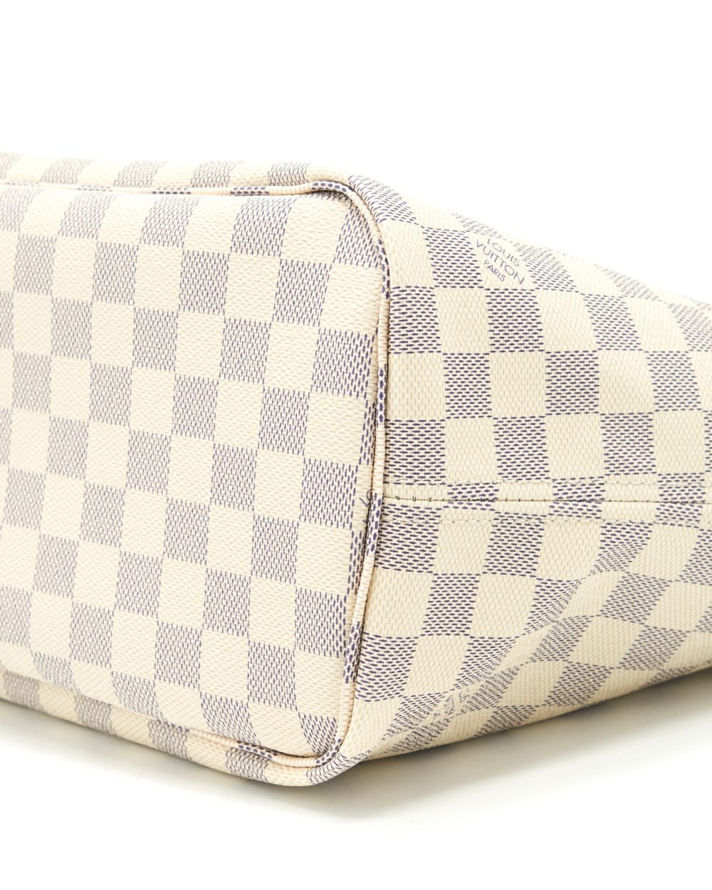 AAA Replica Louis Vuitton LV NEVERFULL MM DAMIER AZUR CANVAS /ROSE BALLERINE (NO INNER POUCH)