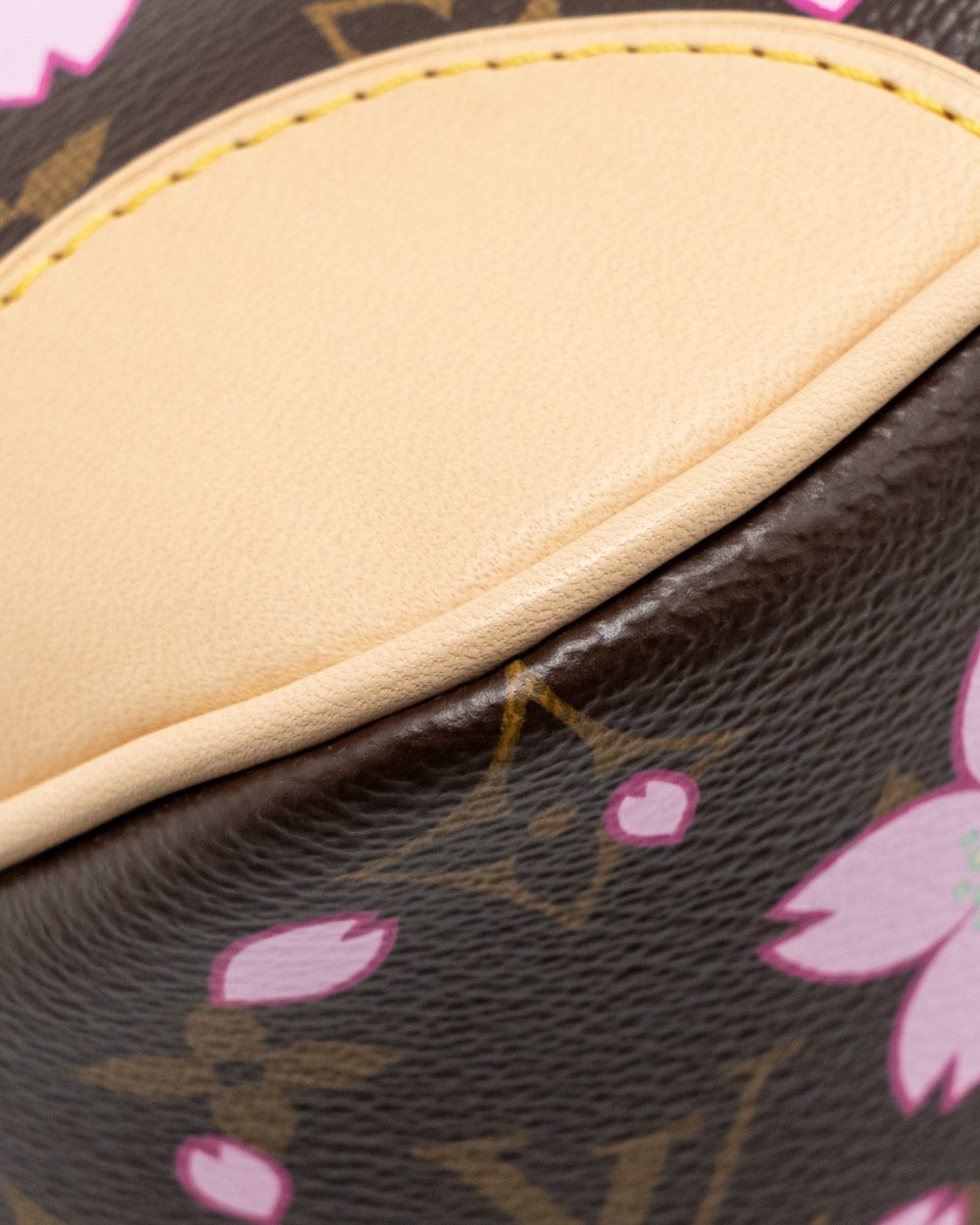 AAA Replica Louis Vuitton LV X TAKASHI MURAKAMI BOULOGNE PM CHERRY BLOSSOM MONOGRAM CANVAS GHW