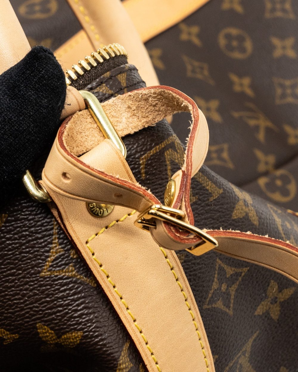 AAA Replica Louis Vuitton LV KEEPALL BANDOULIRE 50 MONOGRAM CANVAS GHW