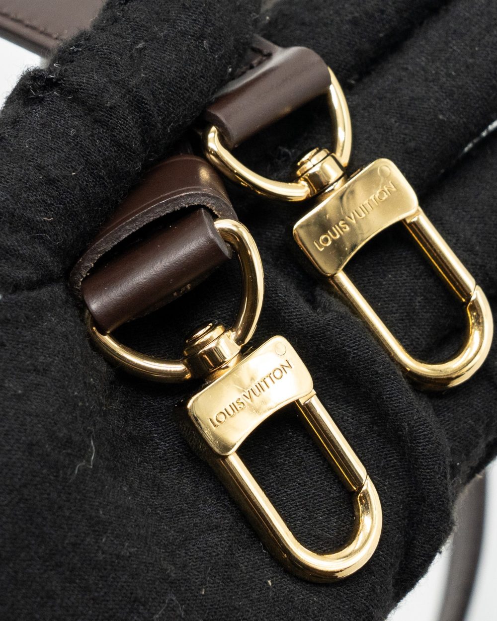 AAA Replica Louis Vuitton LV SPEEDY BANDOULIERE 25 DAMIER EBENE CANVAS GHW (NEW VERSION)