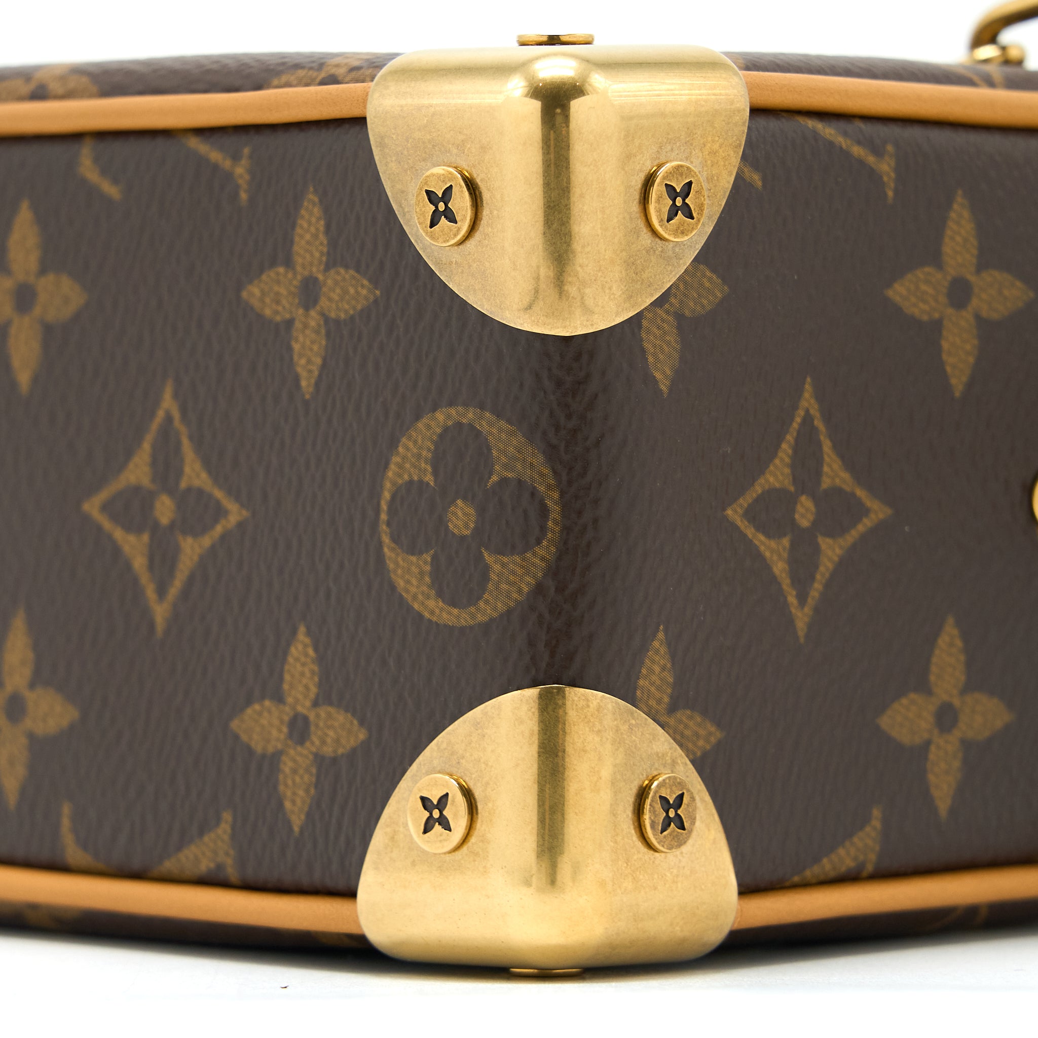 AAA Replica Louis Vuitton LV MINI SOFT TRUNK MONOGRAM CANVAS GHW