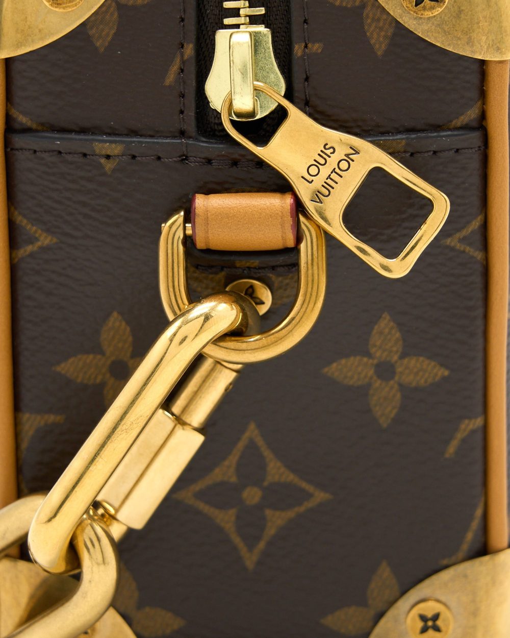 AAA Replica Louis Vuitton LV MINI SOFT TRUNK MONOGRAM CANVAS GHW