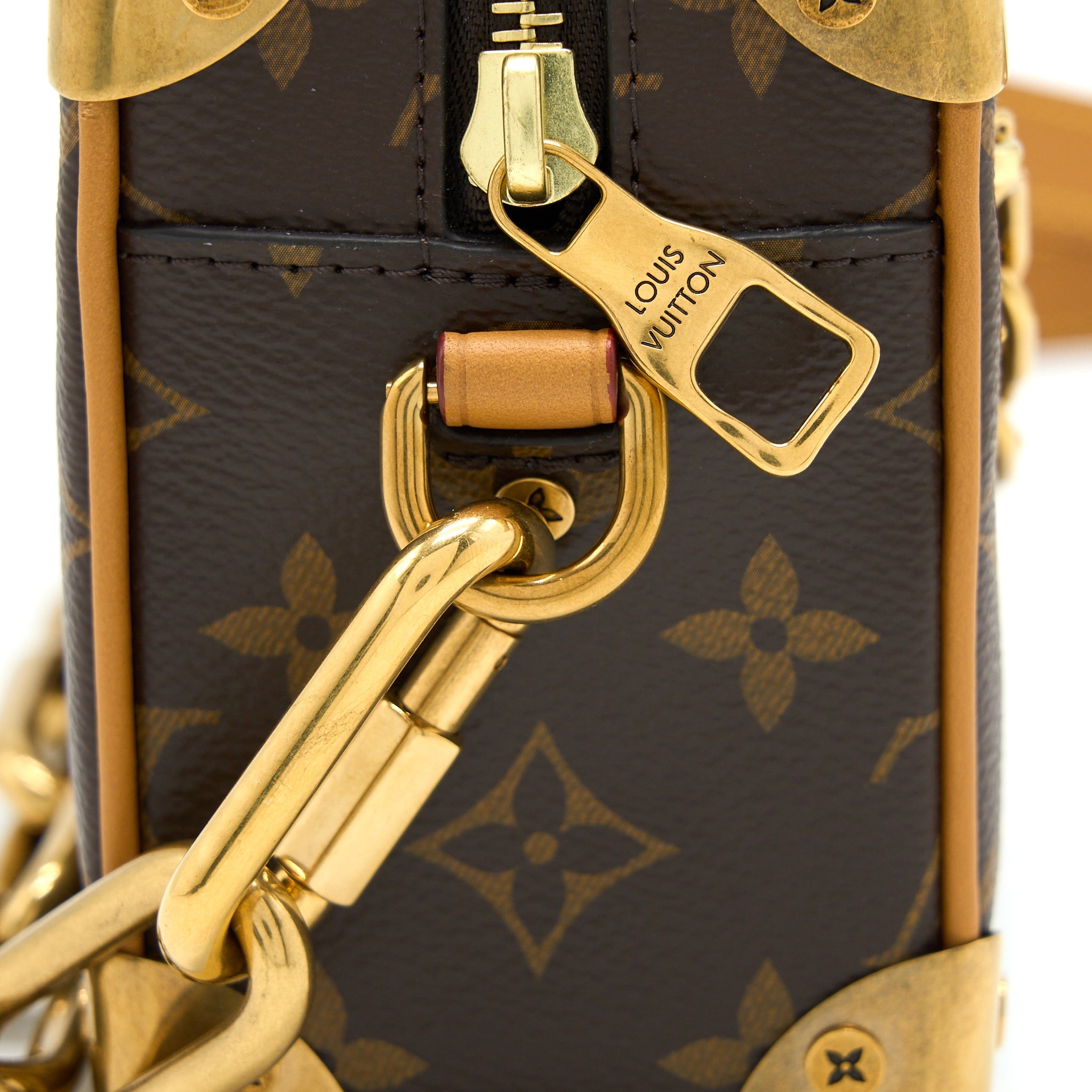 AAA Replica Louis Vuitton LV MINI SOFT TRUNK MONOGRAM CANVAS GHW