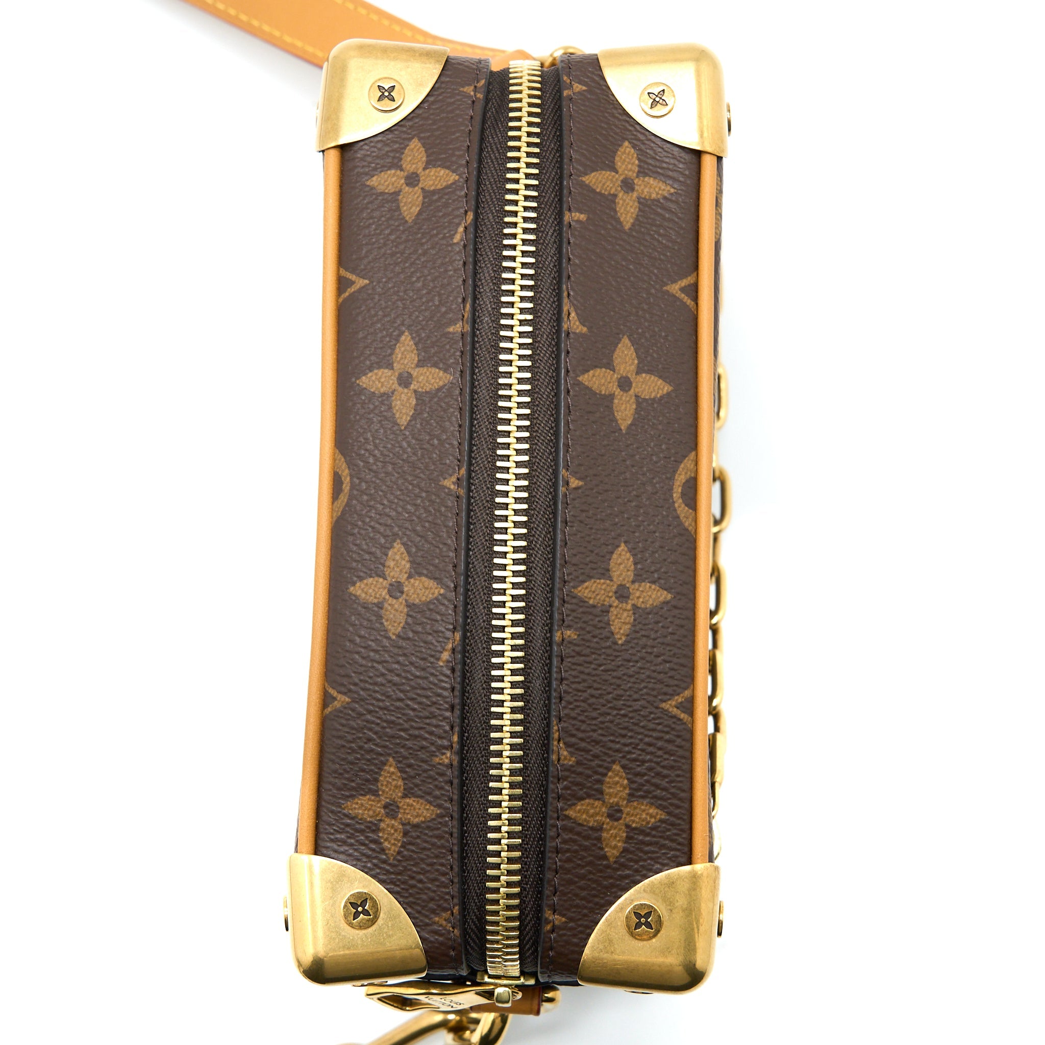 AAA Replica Louis Vuitton LV MINI SOFT TRUNK MONOGRAM CANVAS GHW