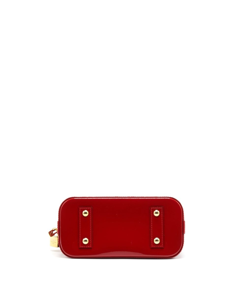 AAA Replica Louis Vuitton LV ALMA BB IN PATENT LEATHER RED