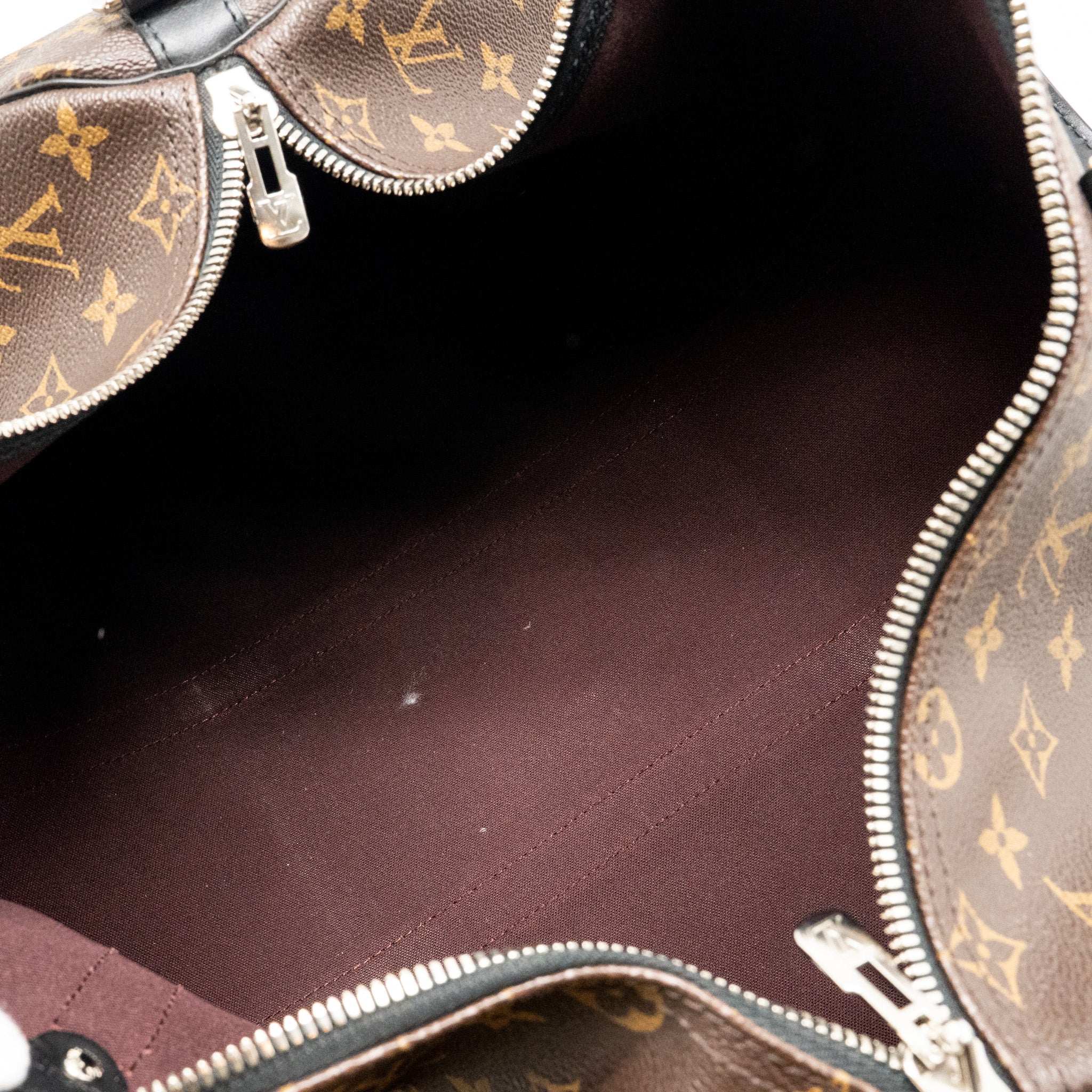 AAA Replica Louis Vuitton LV KEEPALL BANDOULIERE 45 MONOGRAM MACASSAR SHW