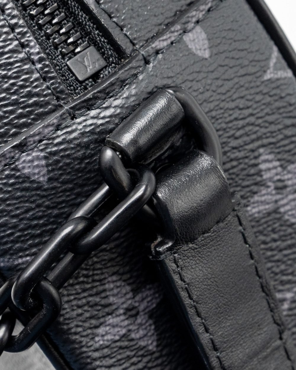 AAA Replica Louis Vuitton LV MINI SOFT TRUNK MONOGRAM ECLIPSE BLACK HARDWARE