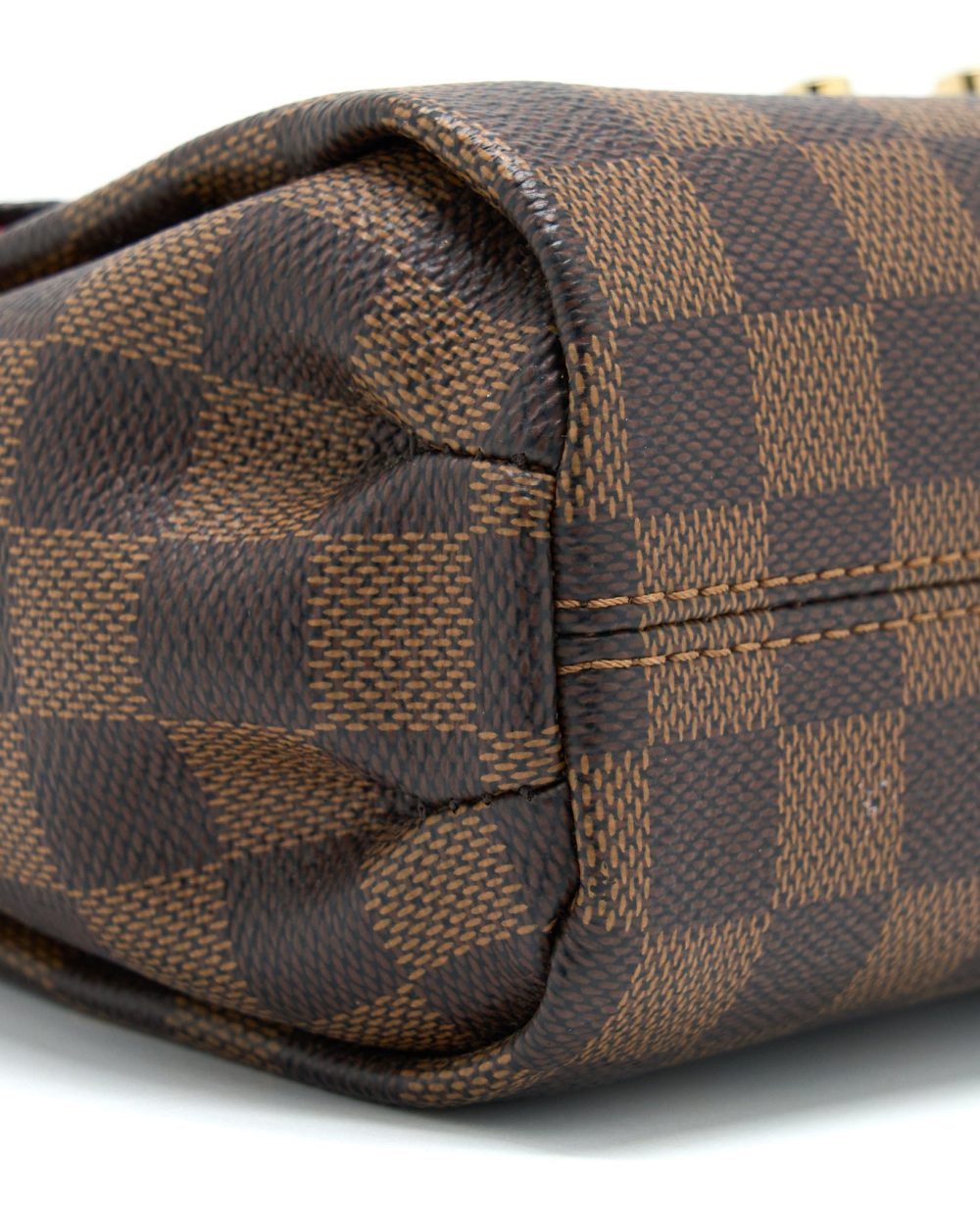 AAA Replica Louis Vuitton LV CROISETTE DAMIER EBENE GHW