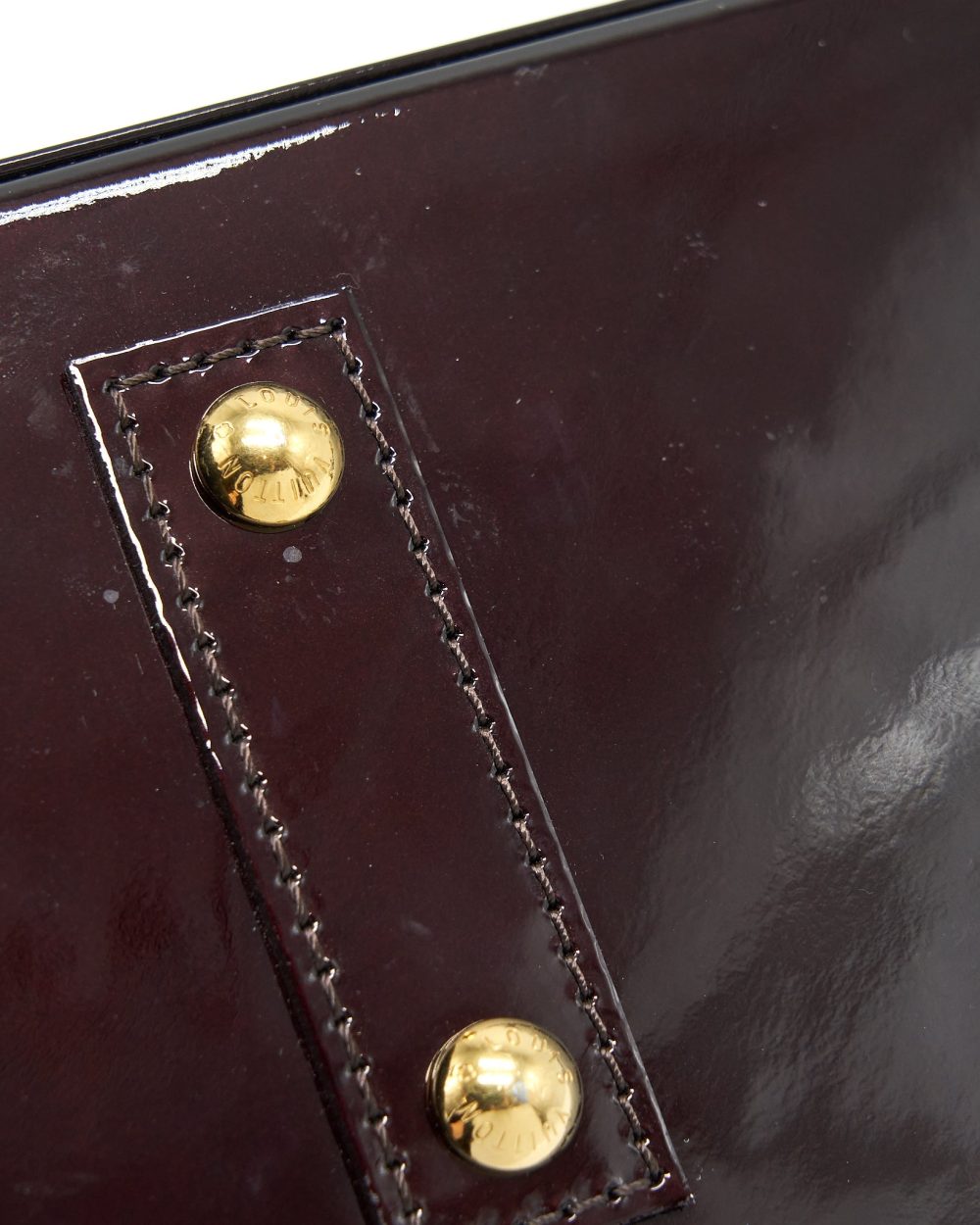 AAA Replica Louis Vuitton LV ALMA BB PATENT AMARANTE RAYE GHW