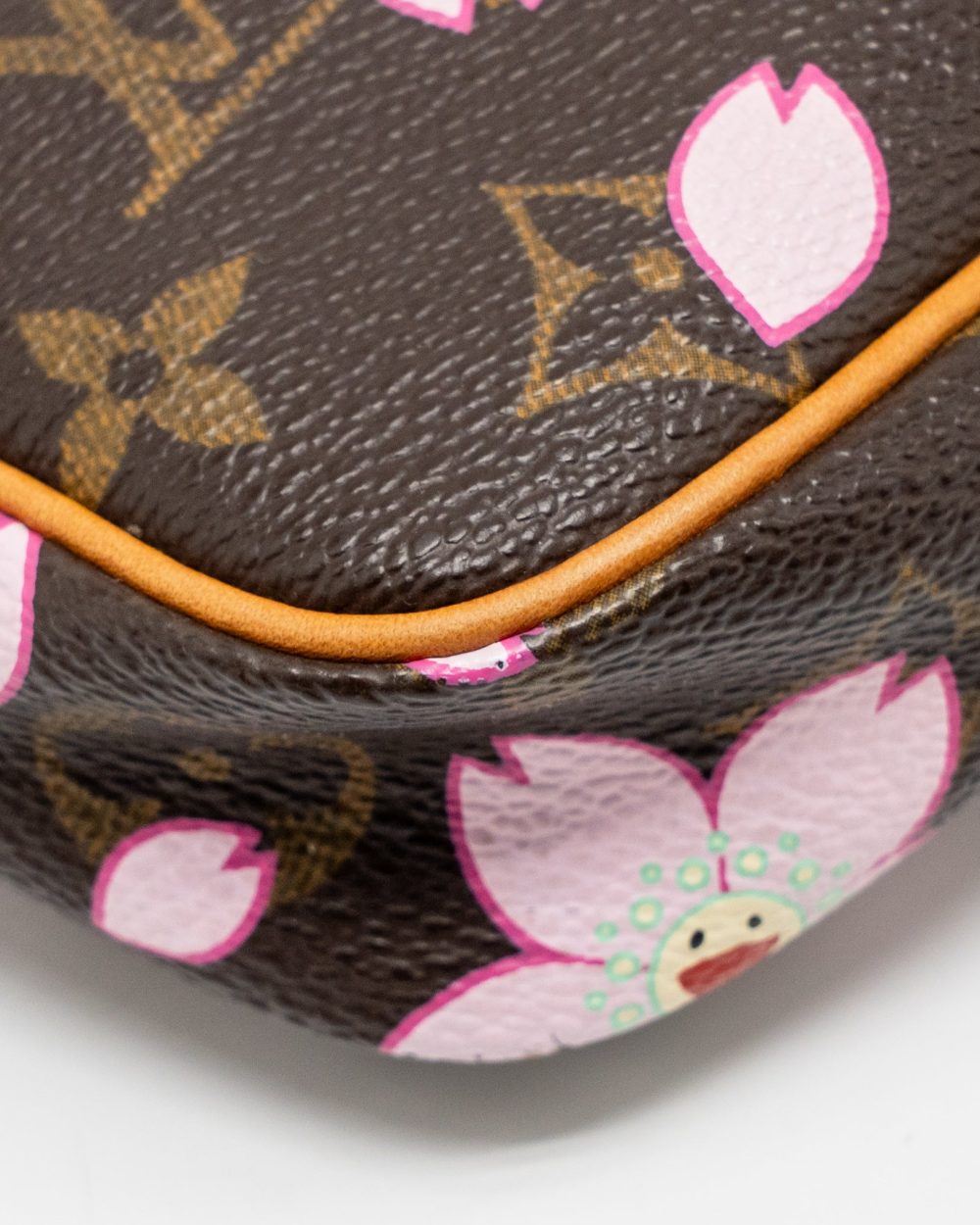 AAA Replica Louis Vuitton LV VINTAGE TAKASHI MURAKAMI CHERRY BLOSSOM POCHETTE ACCESSORIES MONOGRAM MULTICOLOUR GHW