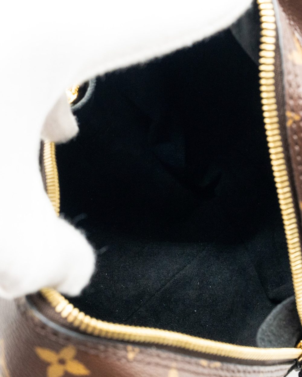 AAA Replica Louis Vuitton LV SQUARE BAG MONOGRAM REVERSE CANVAS GHW
