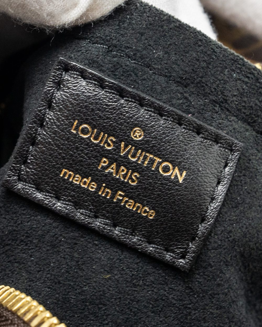 AAA Replica Louis Vuitton LV SQUARE BAG MONOGRAM REVERSE CANVAS GHW