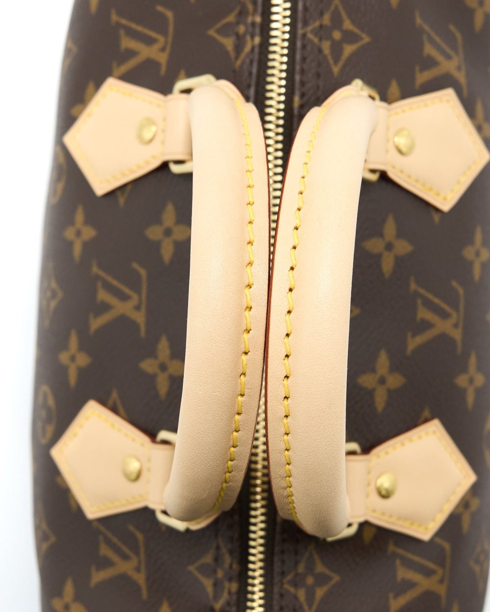 AAA Replica Louis Vuitton LV SPEEDY 25 MONOGRAM CANVAS GHW (NEW VERSION)