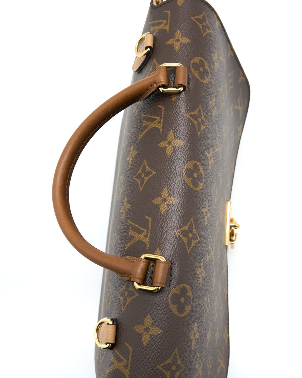 AAA Replica Louis Vuitton LV MARIGNAN TOP HANDLE MESSENGER BAG MONOGRAM CANVAS BROWN GHW