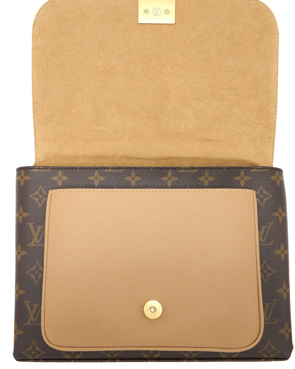 AAA Replica Louis Vuitton LV MARIGNAN TOP HANDLE MESSENGER BAG MONOGRAM CANVAS BROWN GHW