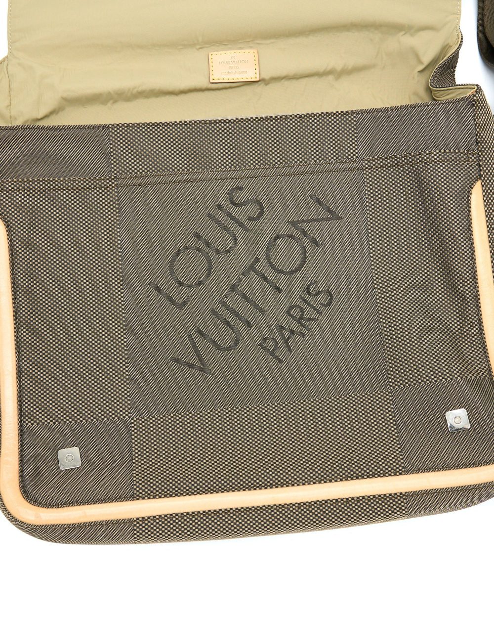 AAA Replica Louis Vuitton LV MESSENGER BAG FABRIC/BEIGE LEATHER MULTICOLOUR GHW