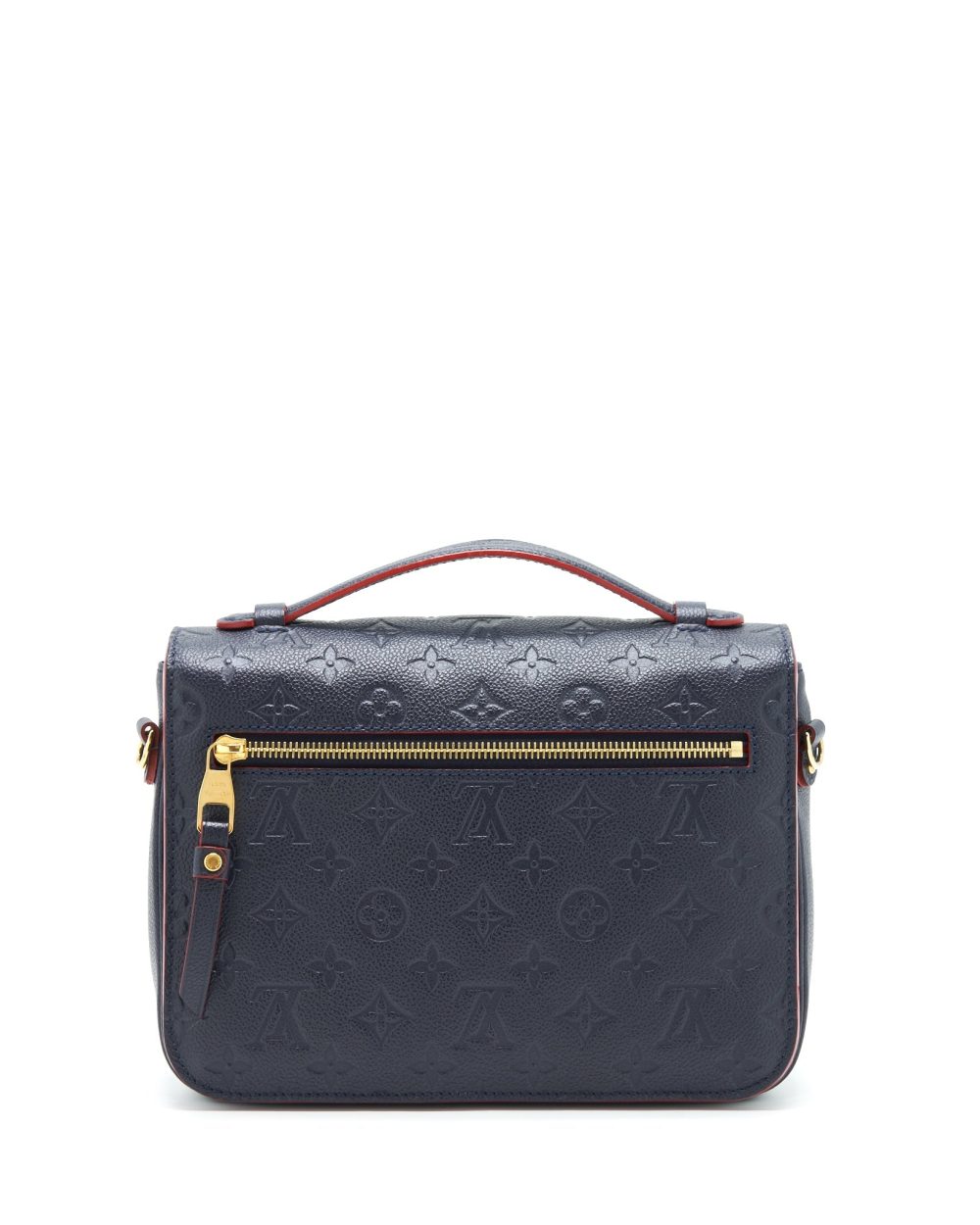 AAA Replica Louis Vuitton LV POCHETTE MÉTIS MONOGRAM EMPREINTE MARINE ROUGE GHW