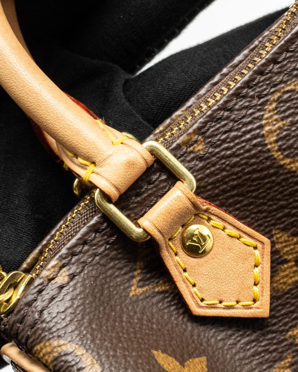 AAA Replica Louis Vuitton LV NANO SPEEDY MONOGRAM CANVAS GHW (OLD VERSION)