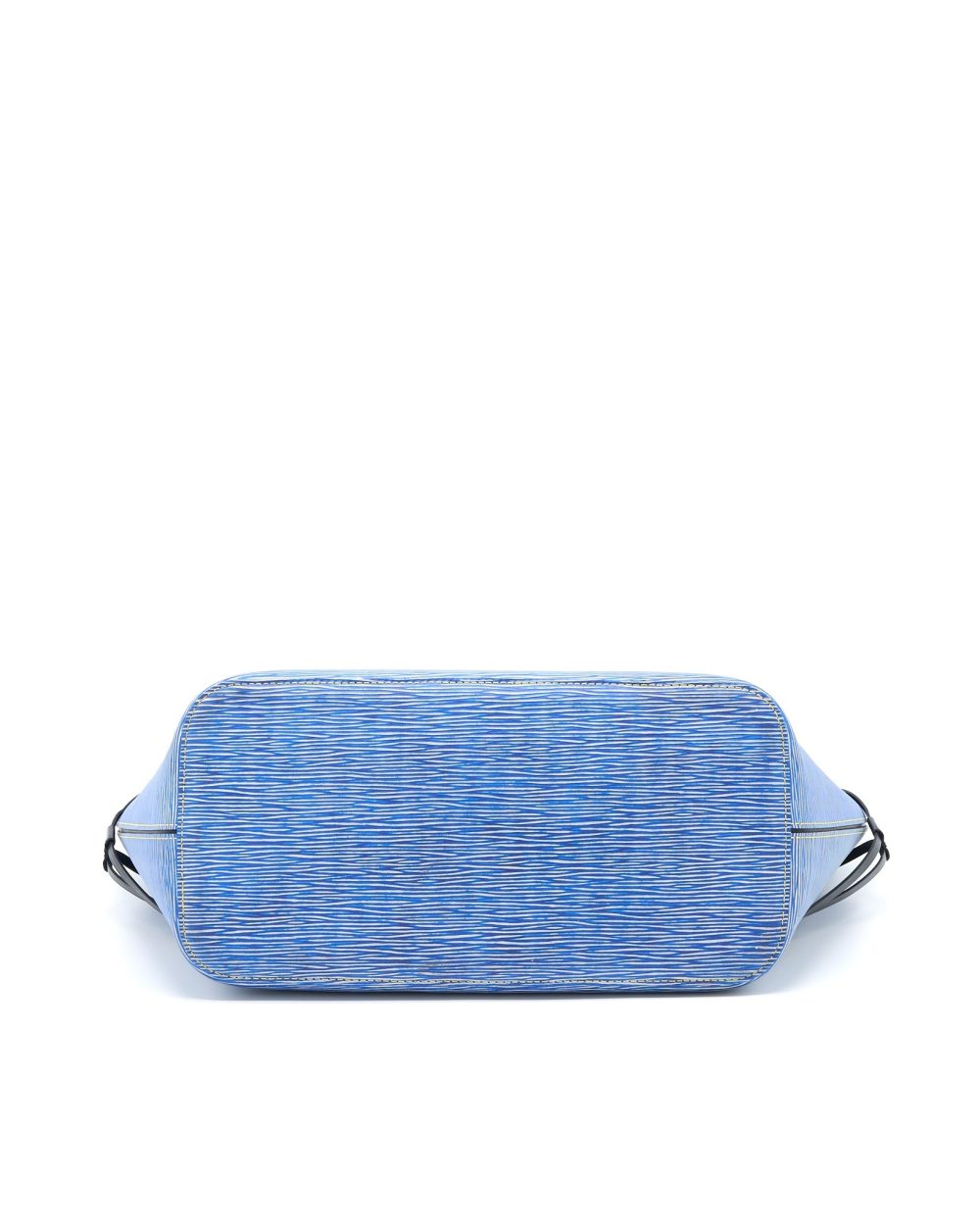 AAA Replica Louis Vuitton LV NEVERFULL MM EPI BLUE DENIM/BLACK SHW