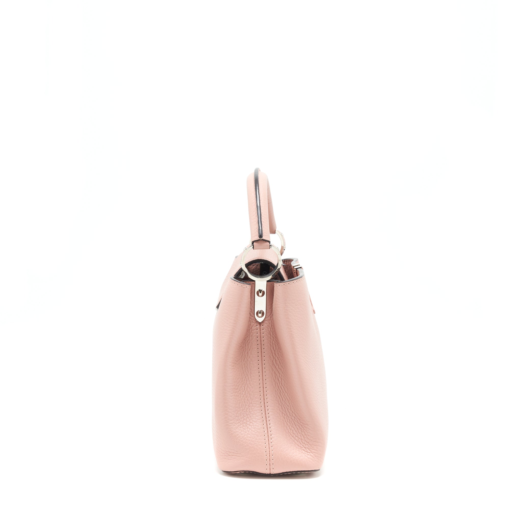 AAA Replica Louis Vuitton LV CAPUCINES BB LIGHT PINK SHW