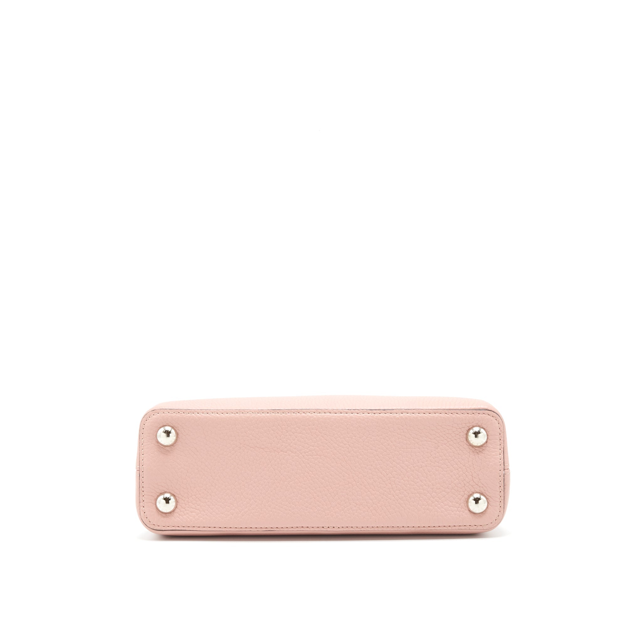 AAA Replica Louis Vuitton LV CAPUCINES BB LIGHT PINK SHW