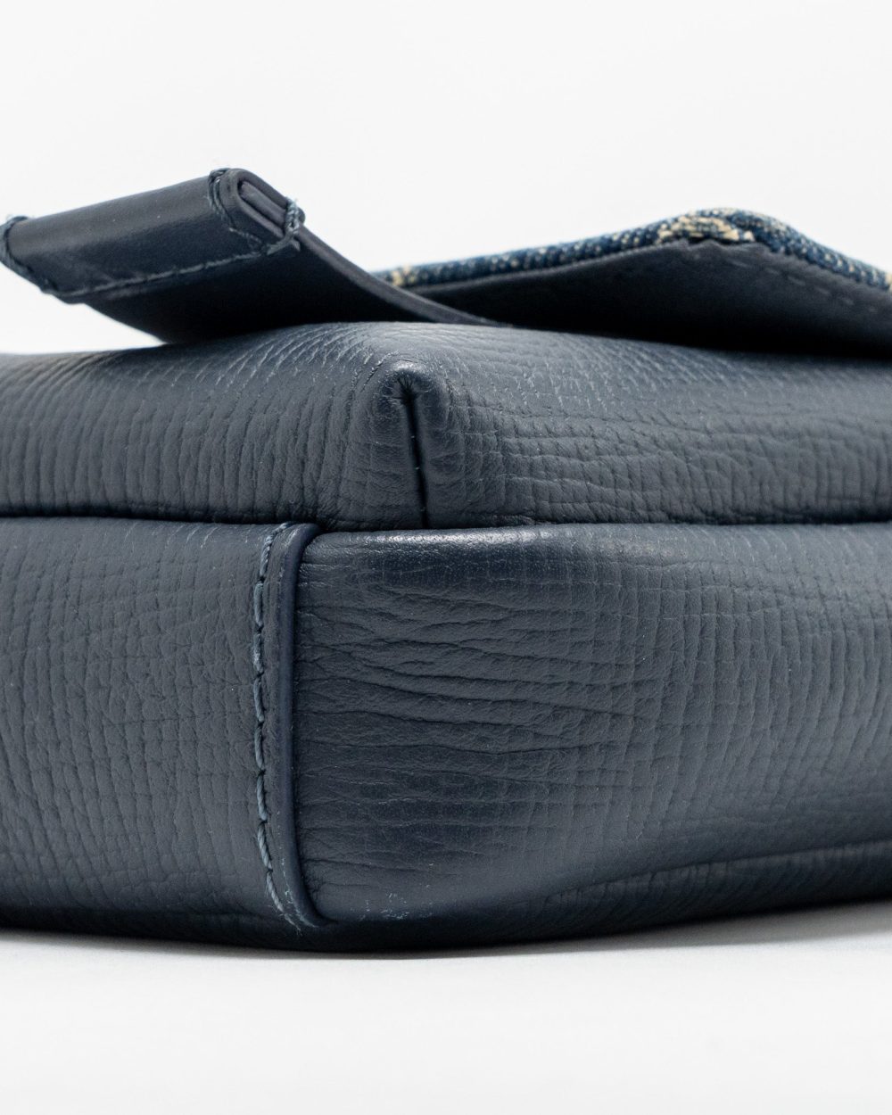 AAA Replica Louis Vuitton LV X NIGO FLAT DOUBLE PHONE POUCH DENIM/CALFSKIN BLUE GHW