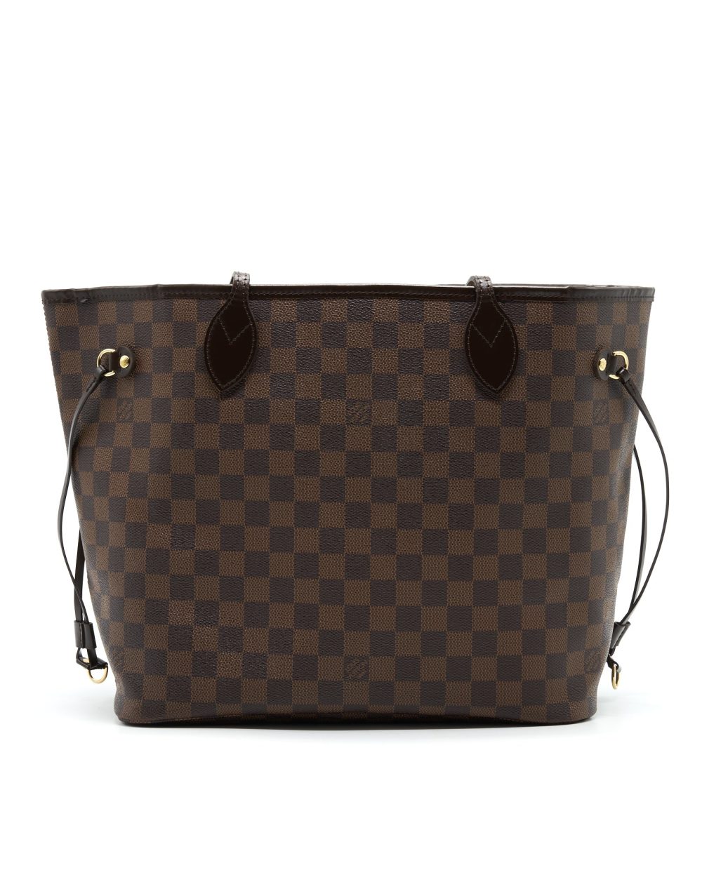 AAA Replica Louis Vuitton LV NEVERFULL MM DAMIER EBENE CANVAS WITHOUT INSIDE POUCH