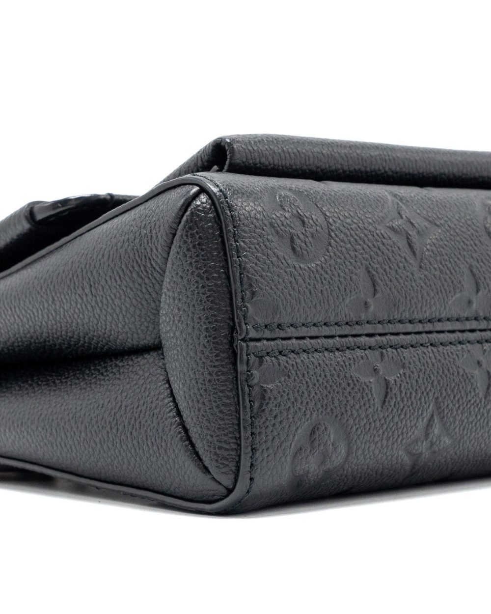 AAA Replica Louis Vuitton LV VAVIN BB MONOGRAM EMPREINTE CALFSKIN BLACK GHW