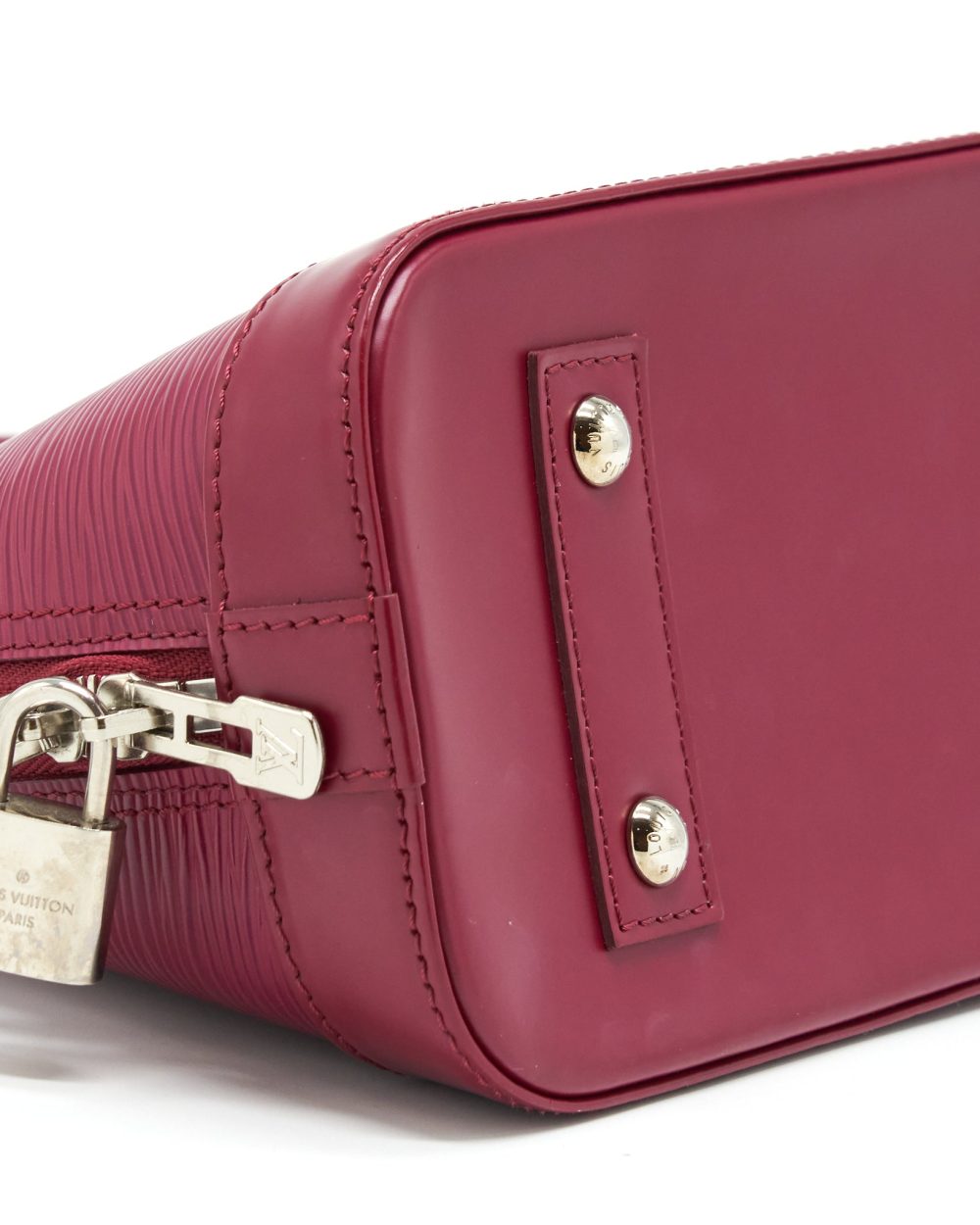 AAA Replica Louis Vuitton LV ALMA BB EPI DARK RED SHW