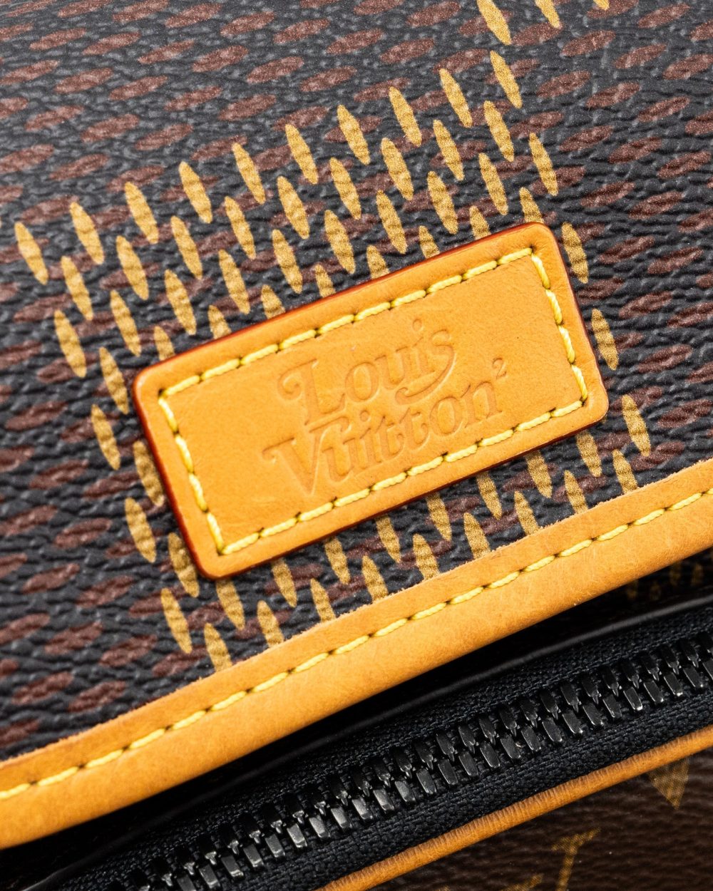 AAA Replica Louis Vuitton LV X NIGO AMAZON SLING BAG MONOGRAM CANVAS BLACK HARDWARE