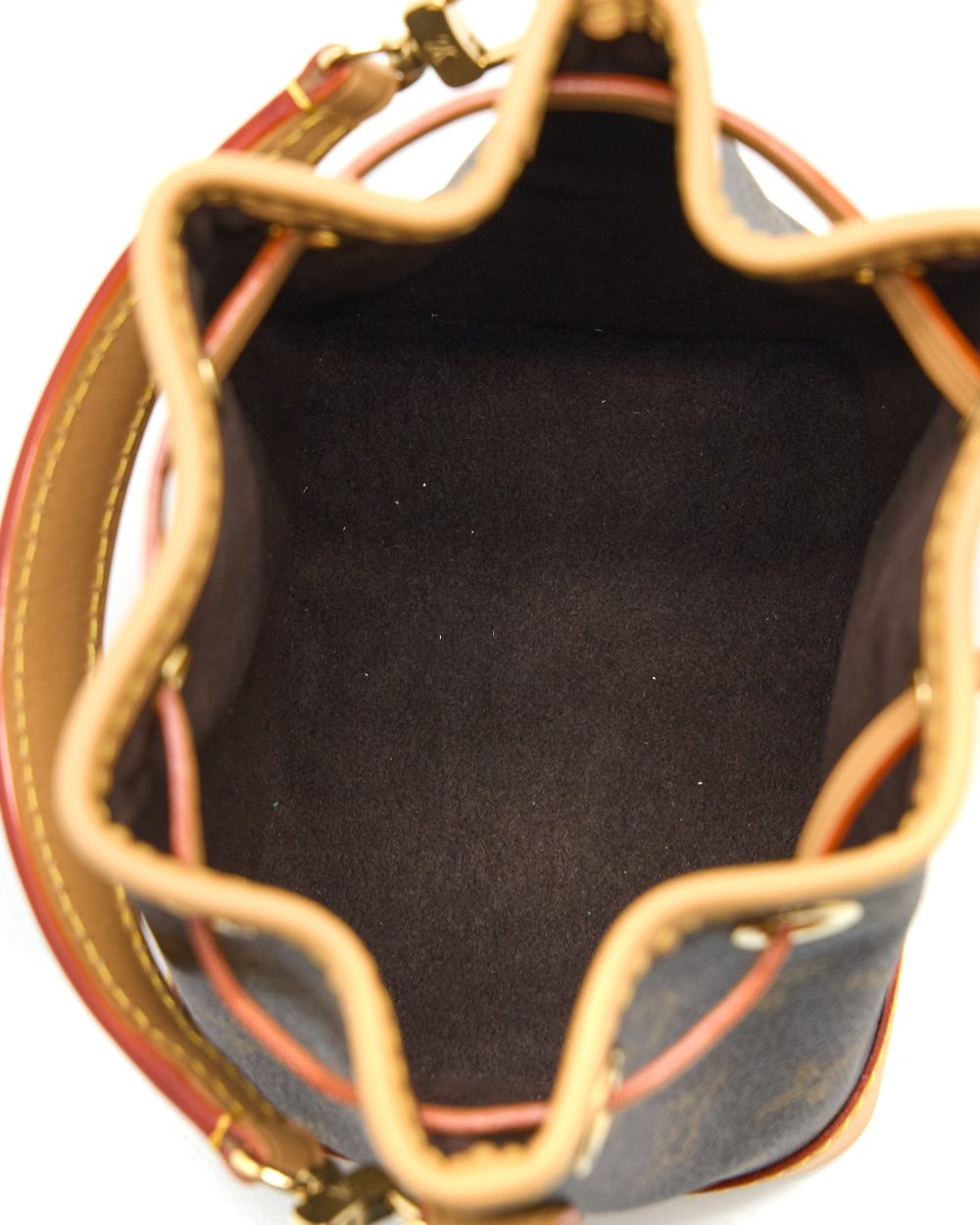 AAA Replica Louis Vuitton LV NANO NOE MONOGRAM CANVAS GHW