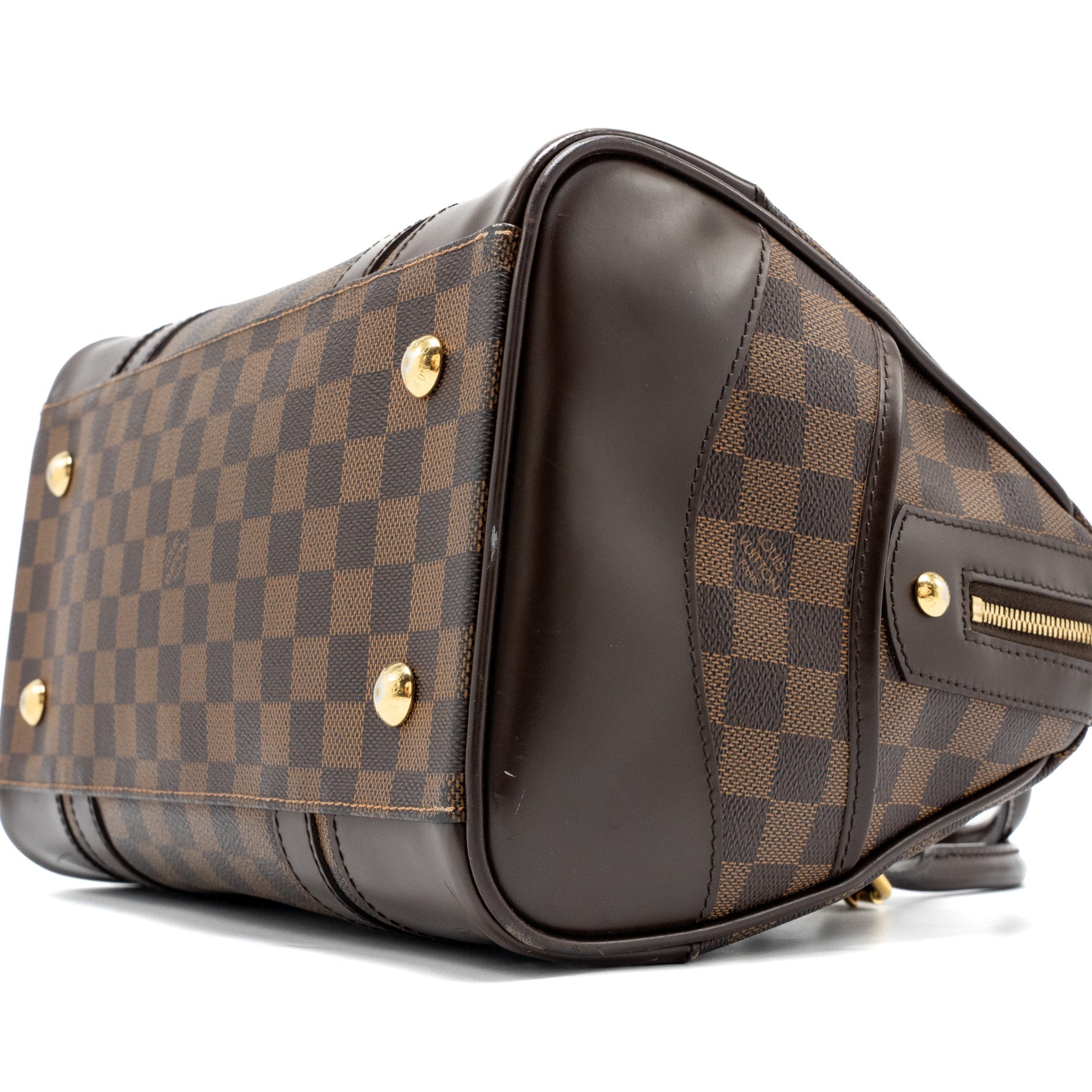 AAA Replica Louis Vuitton LV BERKELEY BAG DAMIER EBENE GHW