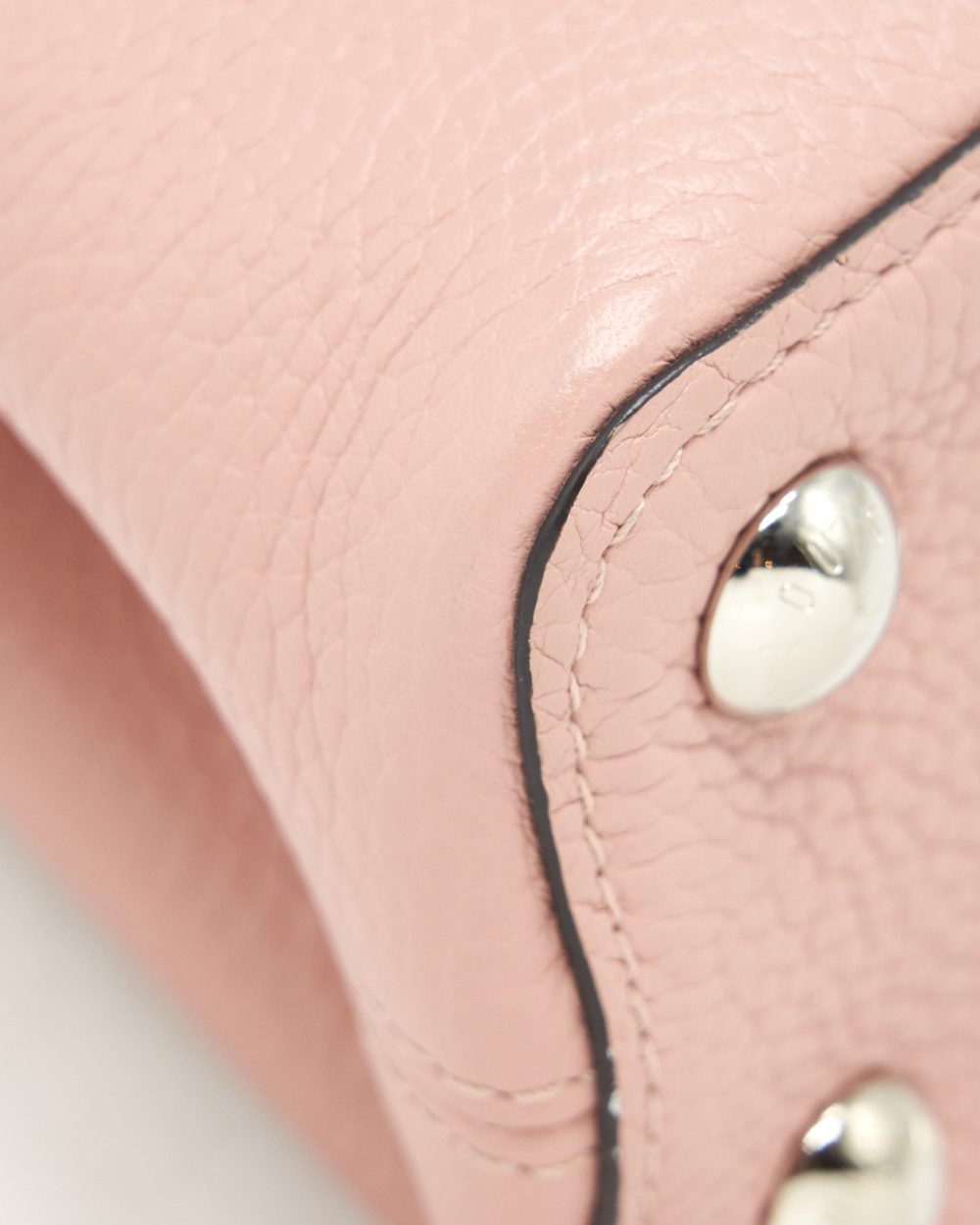 AAA Replica Louis Vuitton LV CAPUCINES BB LIGHT PINK SHW