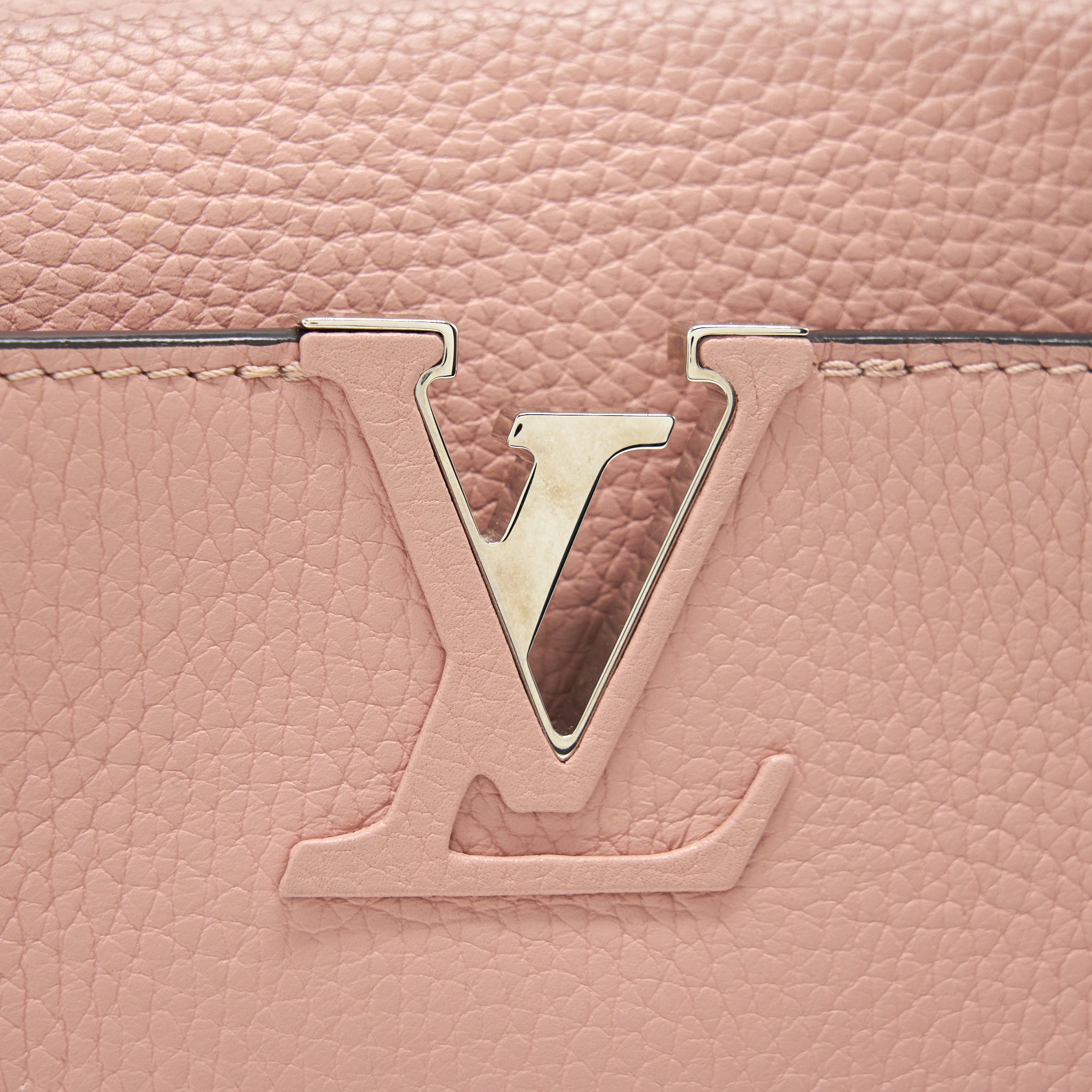 AAA Replica Louis Vuitton LV CAPUCINES BB LIGHT PINK SHW