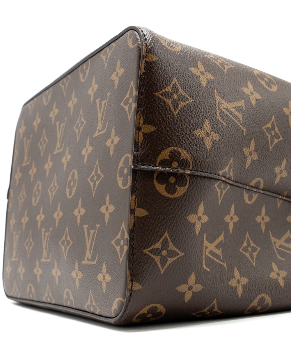 AAA Replica Louis Vuitton LV NEONOE MONOGRAM CANVAS BLACK GHW (NEW VERSION)