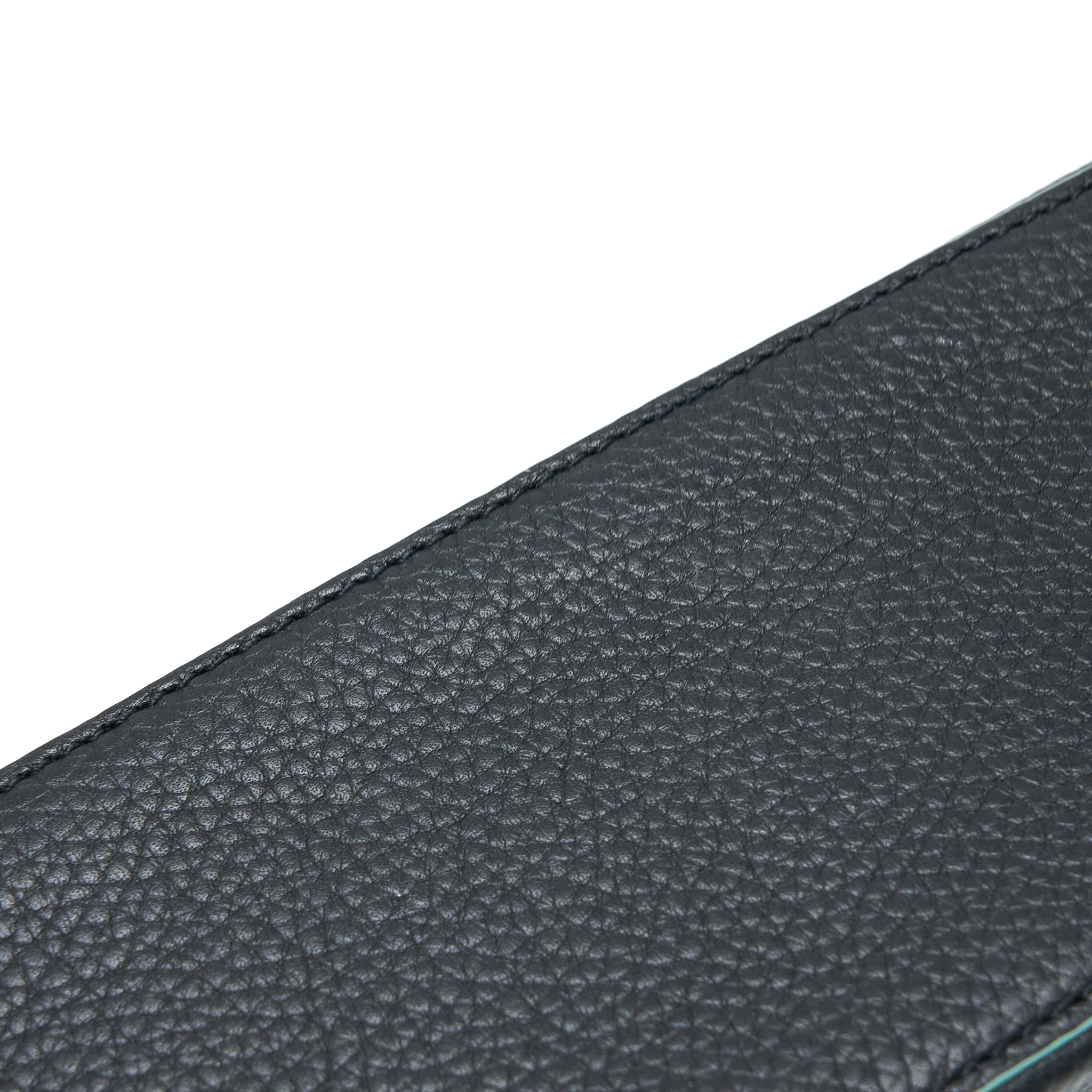 AAA Replica Louis Vuitton LV CAPUCINES BB TAURILLON BLACK/ BLUE SHW