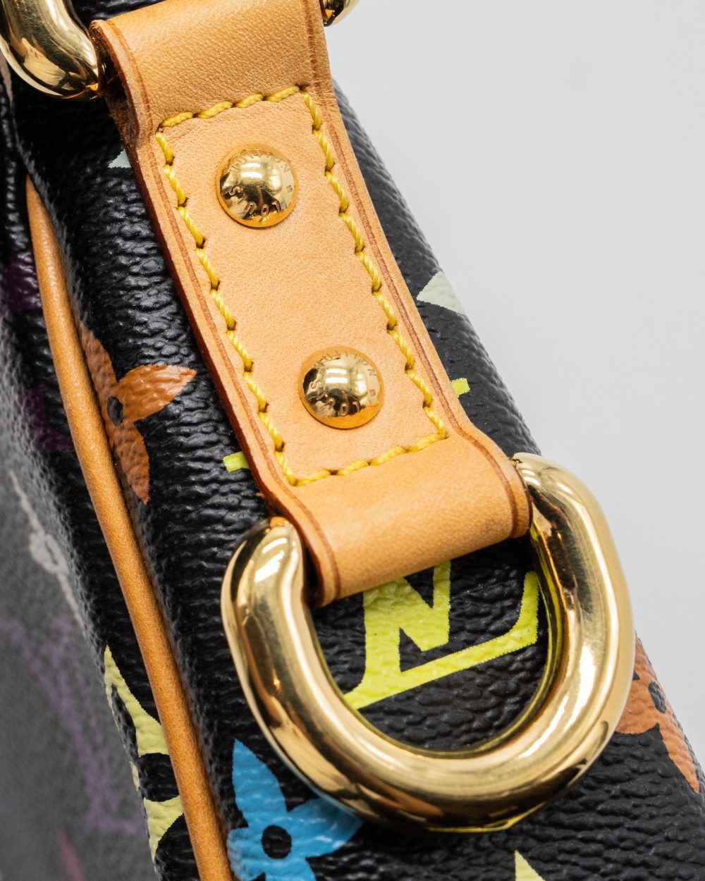 AAA Replica Louis Vuitton LV VINTAGE LODGE BAG MULTICOLOUR MONOGRAM CANVAS BLACK GHW