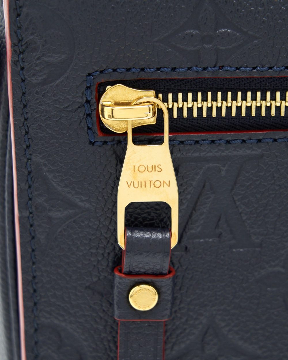 AAA Replica Louis Vuitton LV POCHETTE MÉTIS MONOGRAM EMPREINTE MARINE ROUGE GHW