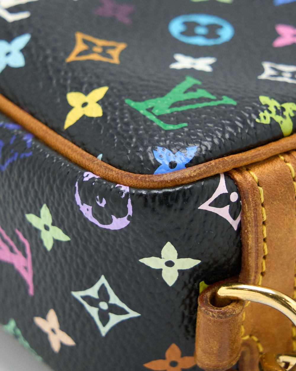 AAA Replica Louis Vuitton LV MINI COIN POUCH MULTICOLOUR MONOGRAM CANVAS GHW