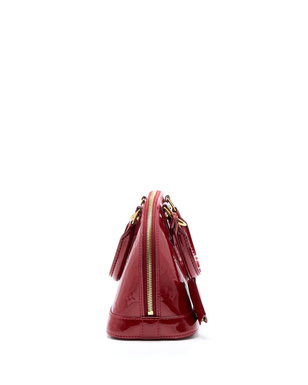 AAA Replica Louis Vuitton LV ALMA BB PATENT RED GHW