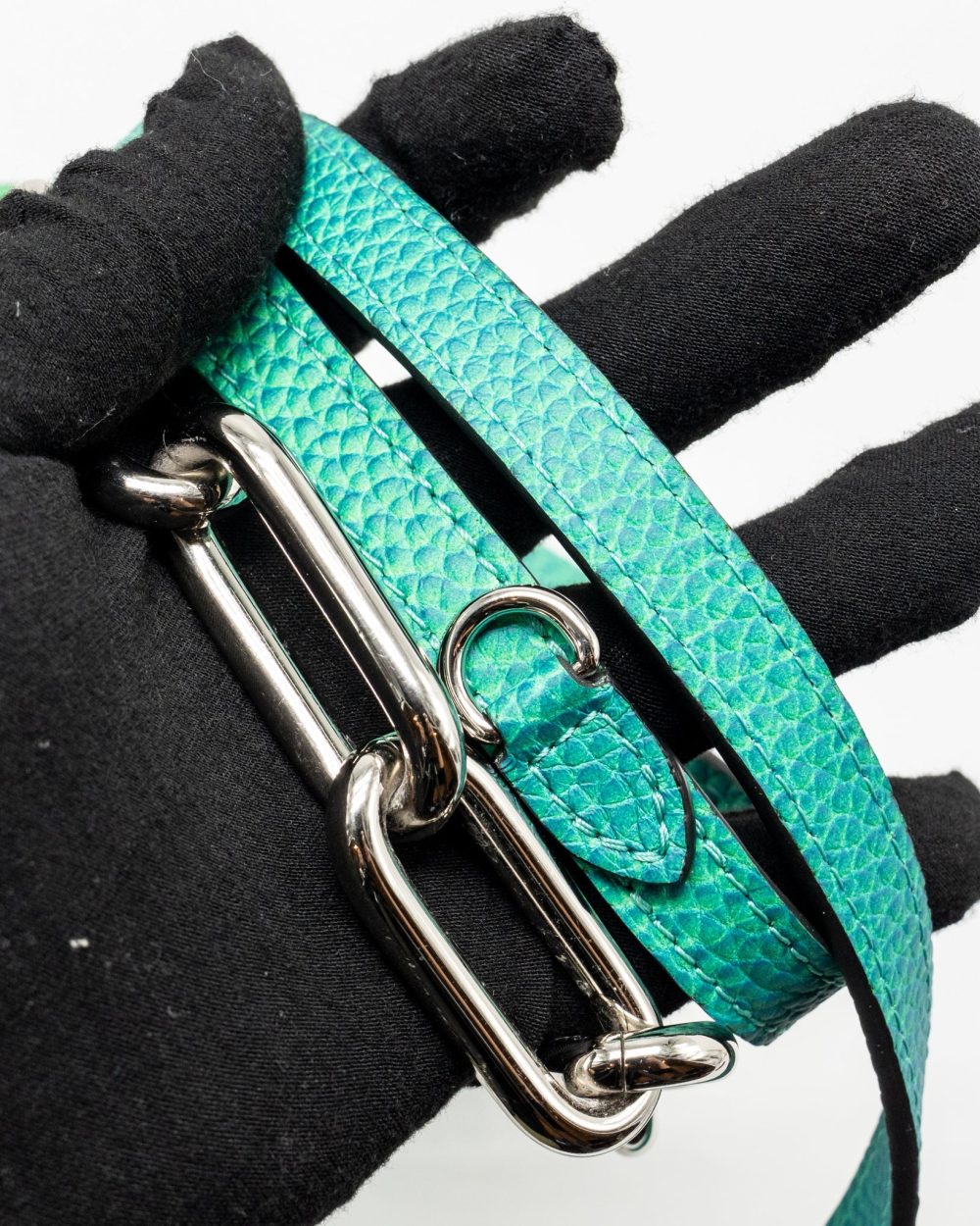 AAA Replica Louis Vuitton LV PETIT SAC PLAT XS VIRGIL ABLOH TAURILLON ILLUSION BLUE/GREEN SHW