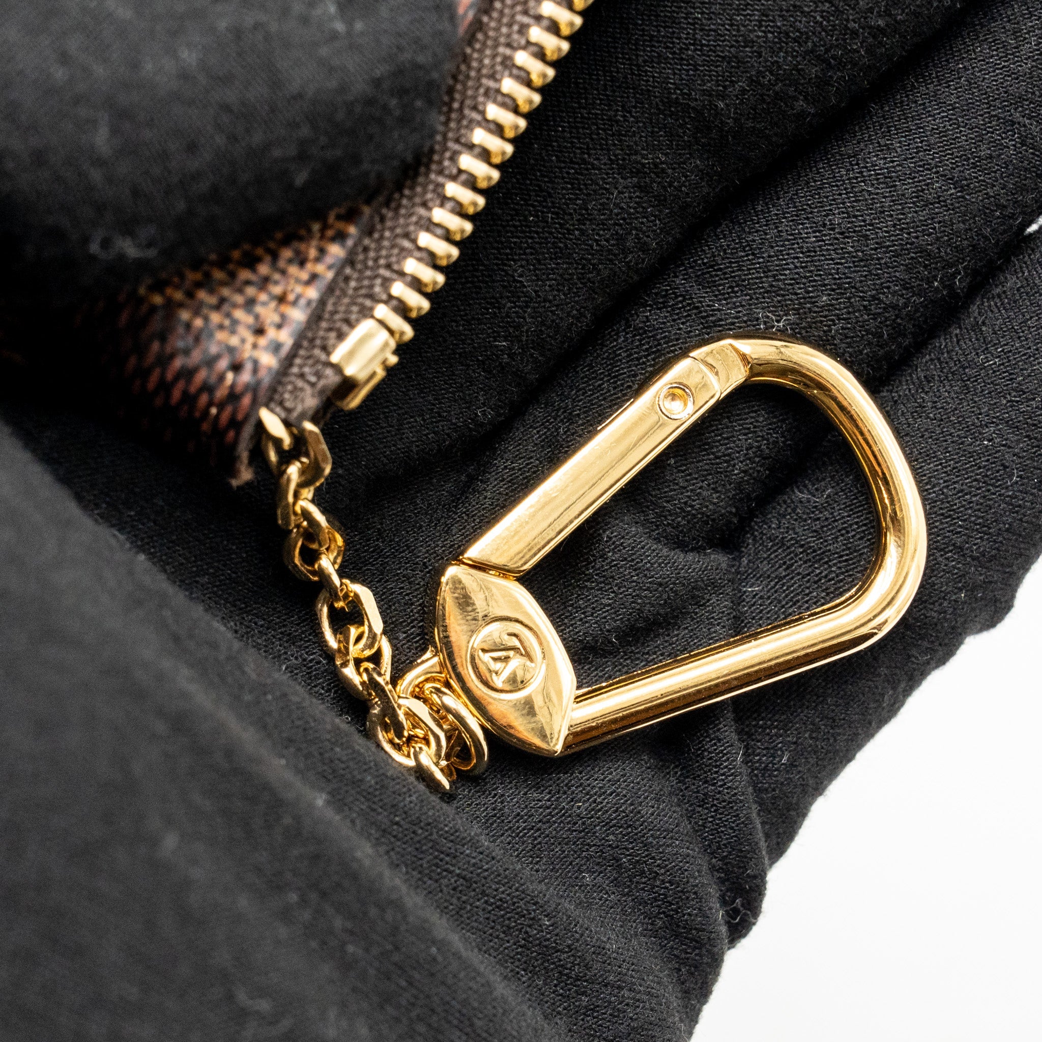 AAA Replica Louis Vuitton LV ROSALIE COIN PURSE MONOGRAM CANVAS FUCHSIA, KEY POUCH DAMIER EBENE GHW(SELL IN A SET)